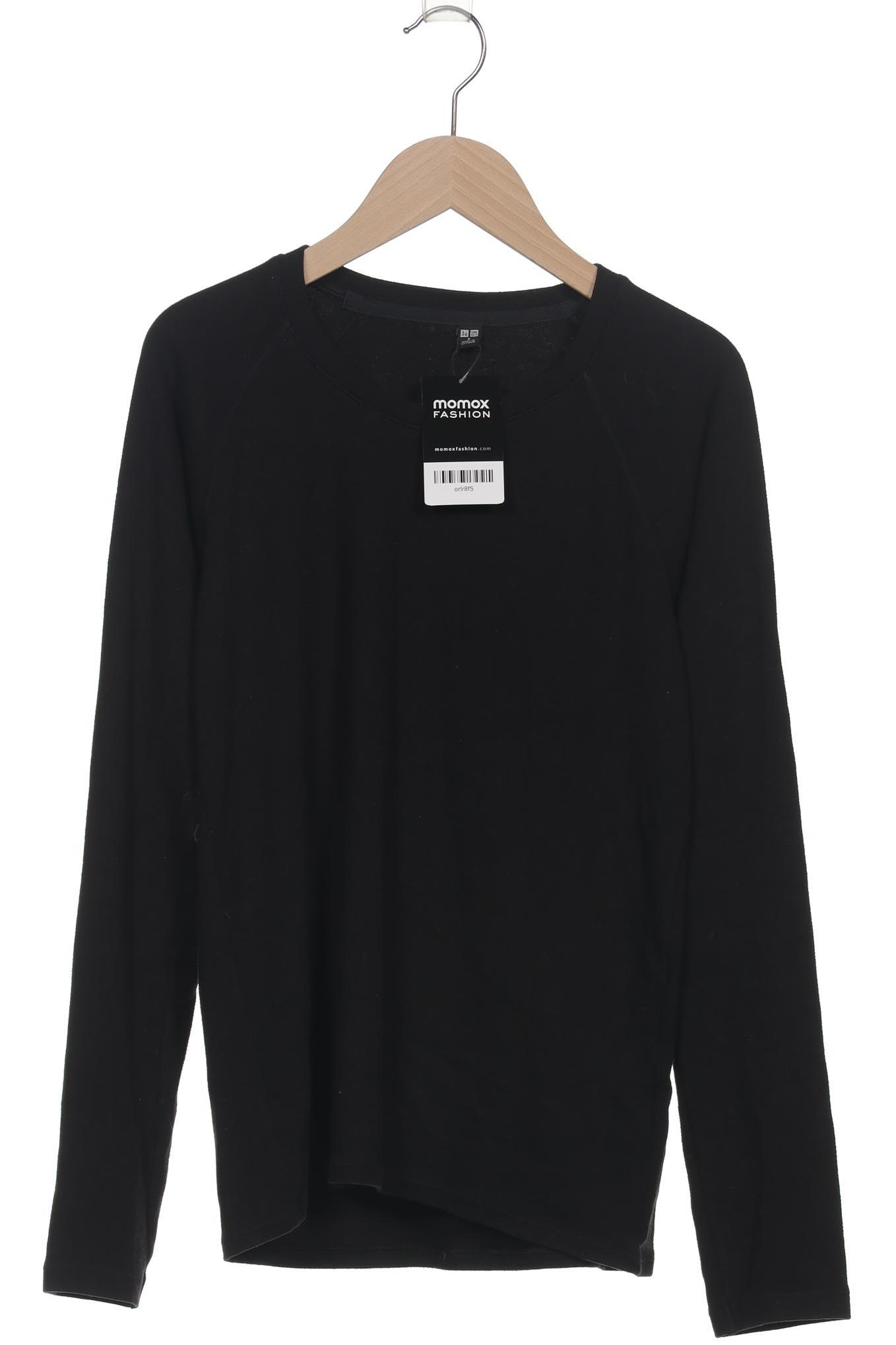 

uniqlo Damen Langarmshirt, schwarz, Gr. 36
