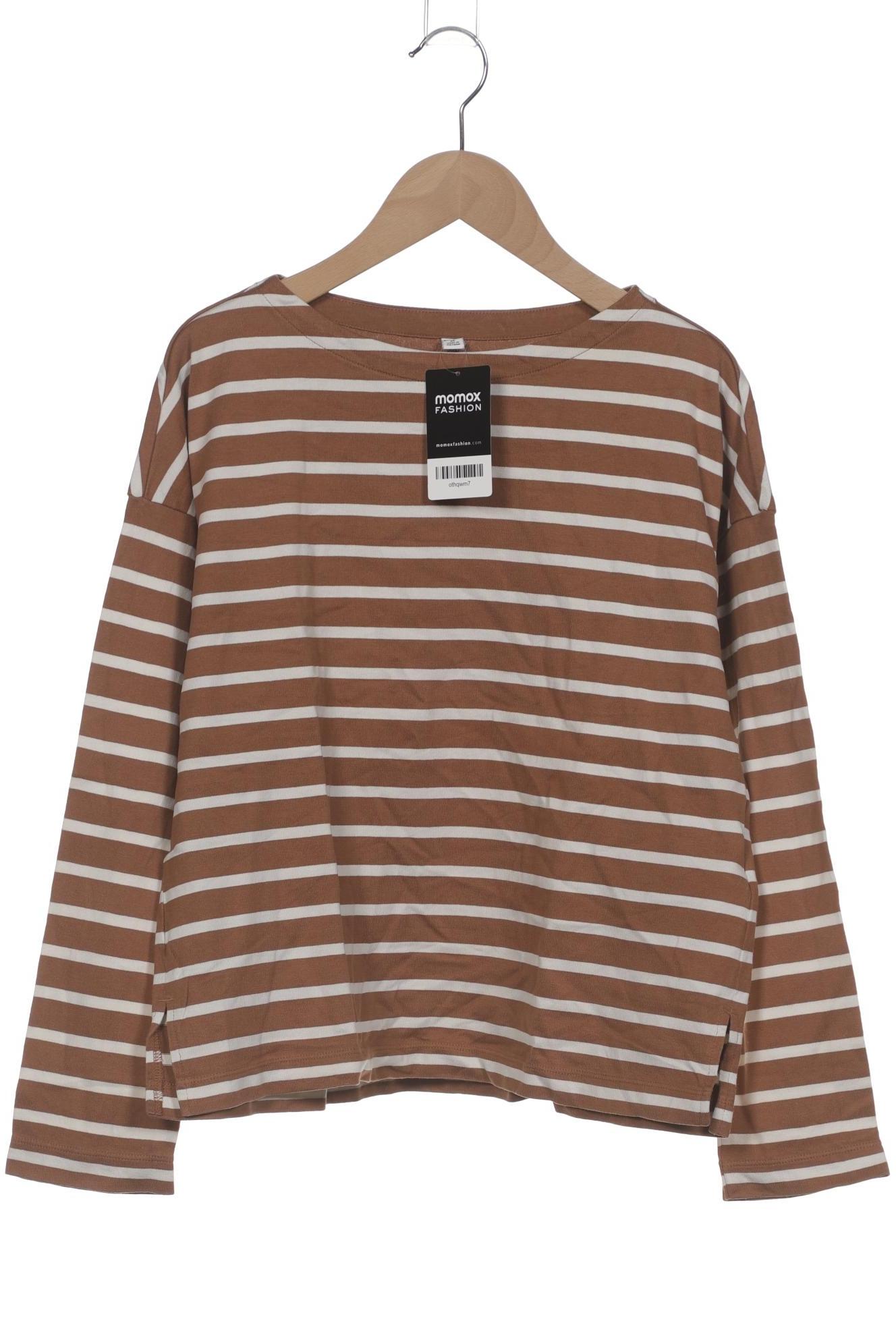 

uniqlo Damen Langarmshirt, braun, Gr. 34