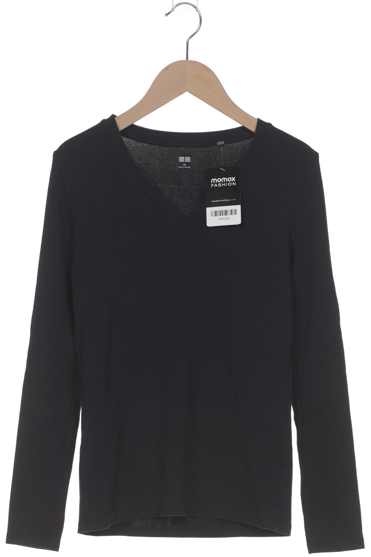 

uniqlo Damen Langarmshirt, marineblau, Gr. 34