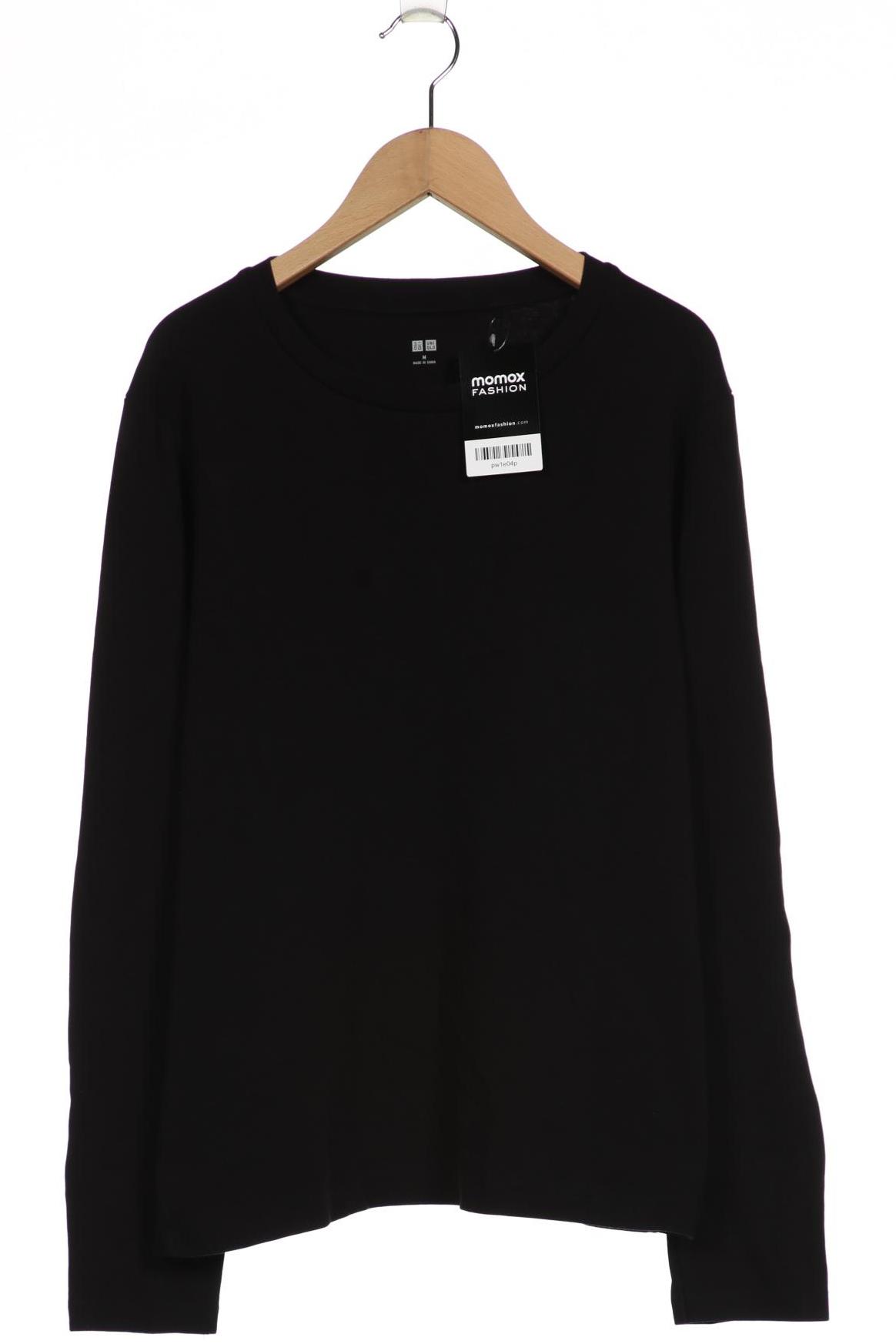 

uniqlo Damen Langarmshirt, schwarz, Gr. 38