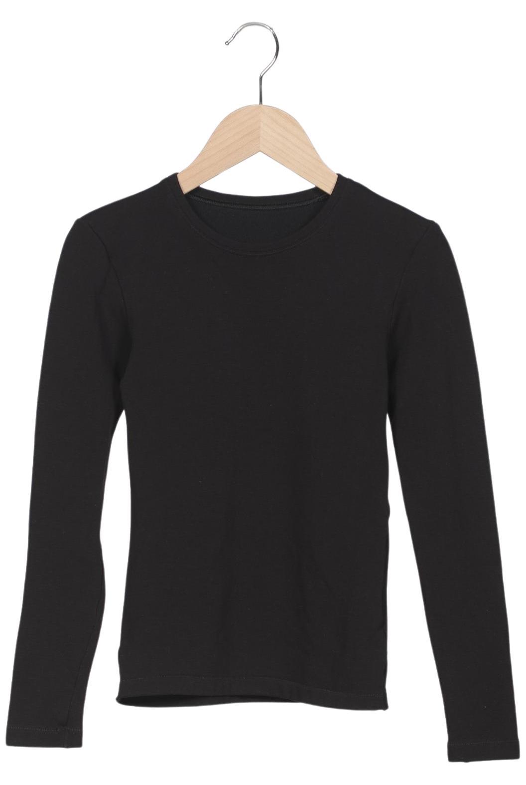 

uniqlo Damen Langarmshirt, schwarz, Gr. 32