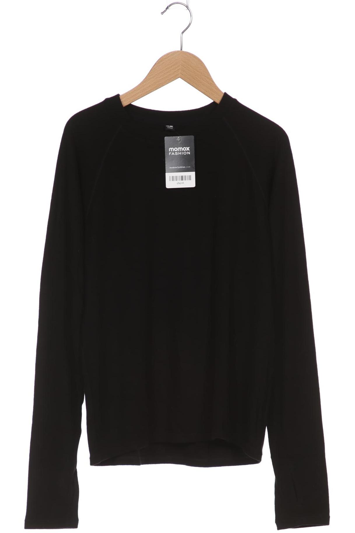 

uniqlo Damen Langarmshirt, schwarz, Gr. 36