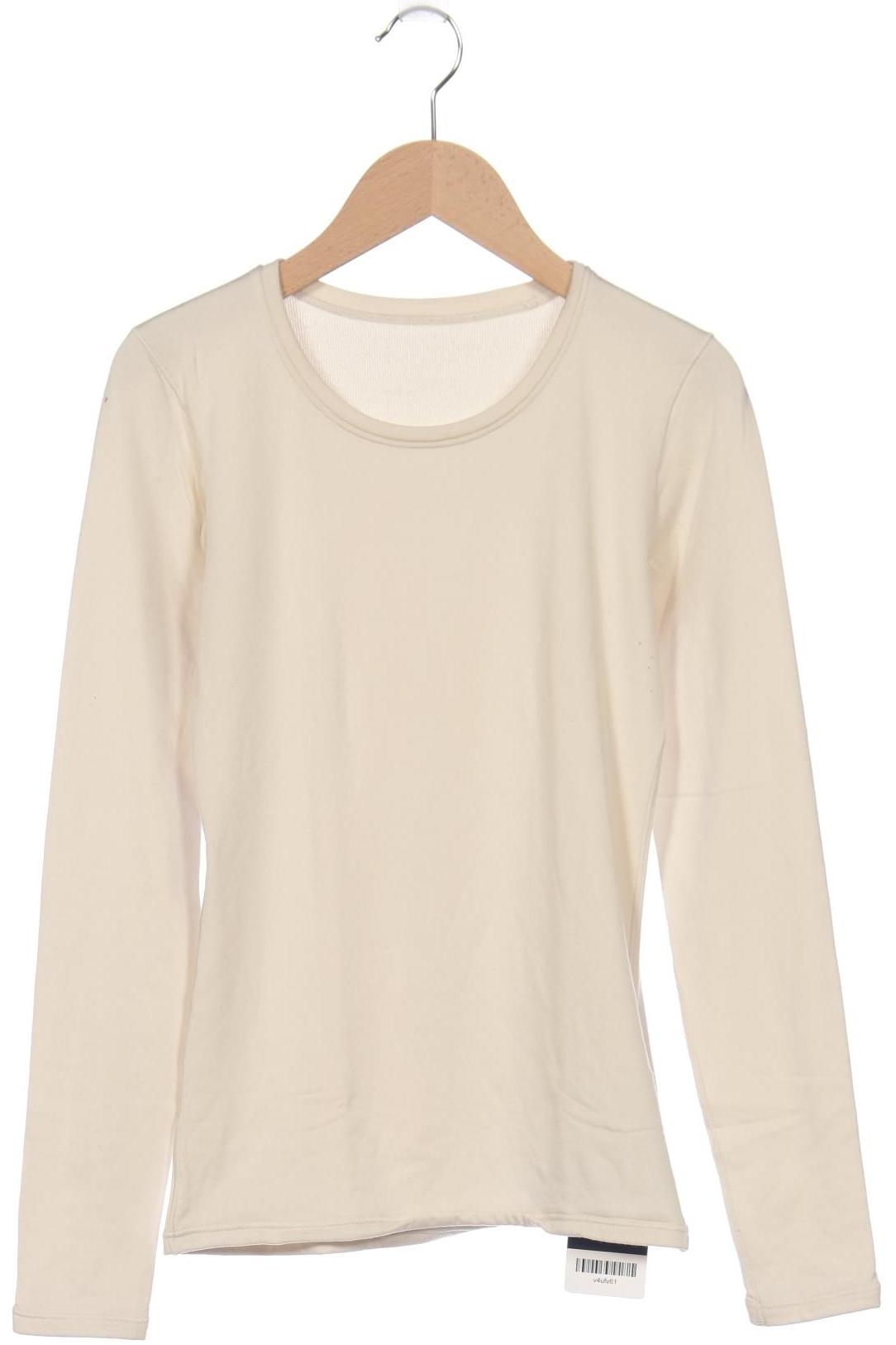 

uniqlo Damen Langarmshirt, cremeweiß, Gr. 34