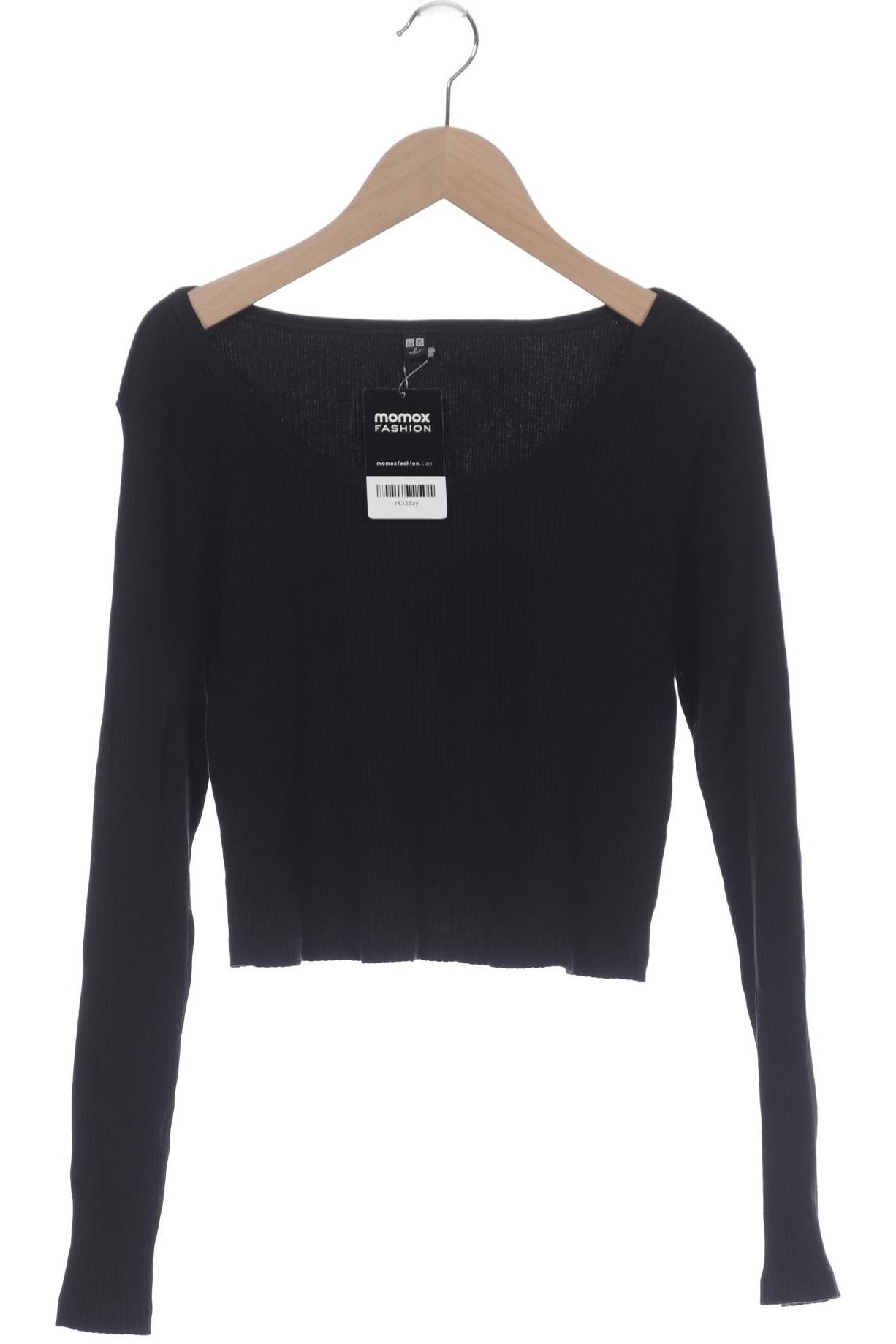 

uniqlo Damen Langarmshirt, schwarz, Gr. 38
