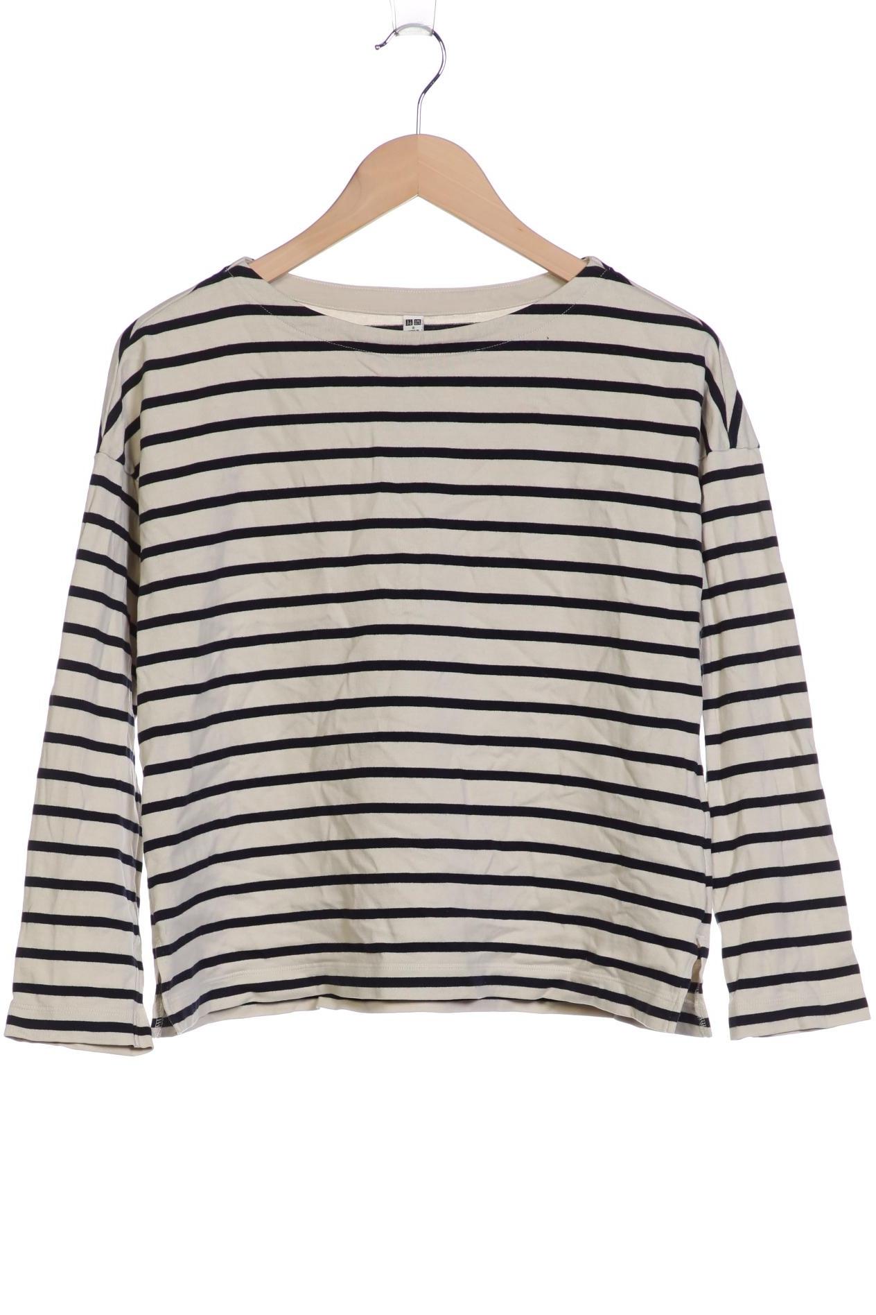 

uniqlo Damen Langarmshirt, beige, Gr. 36