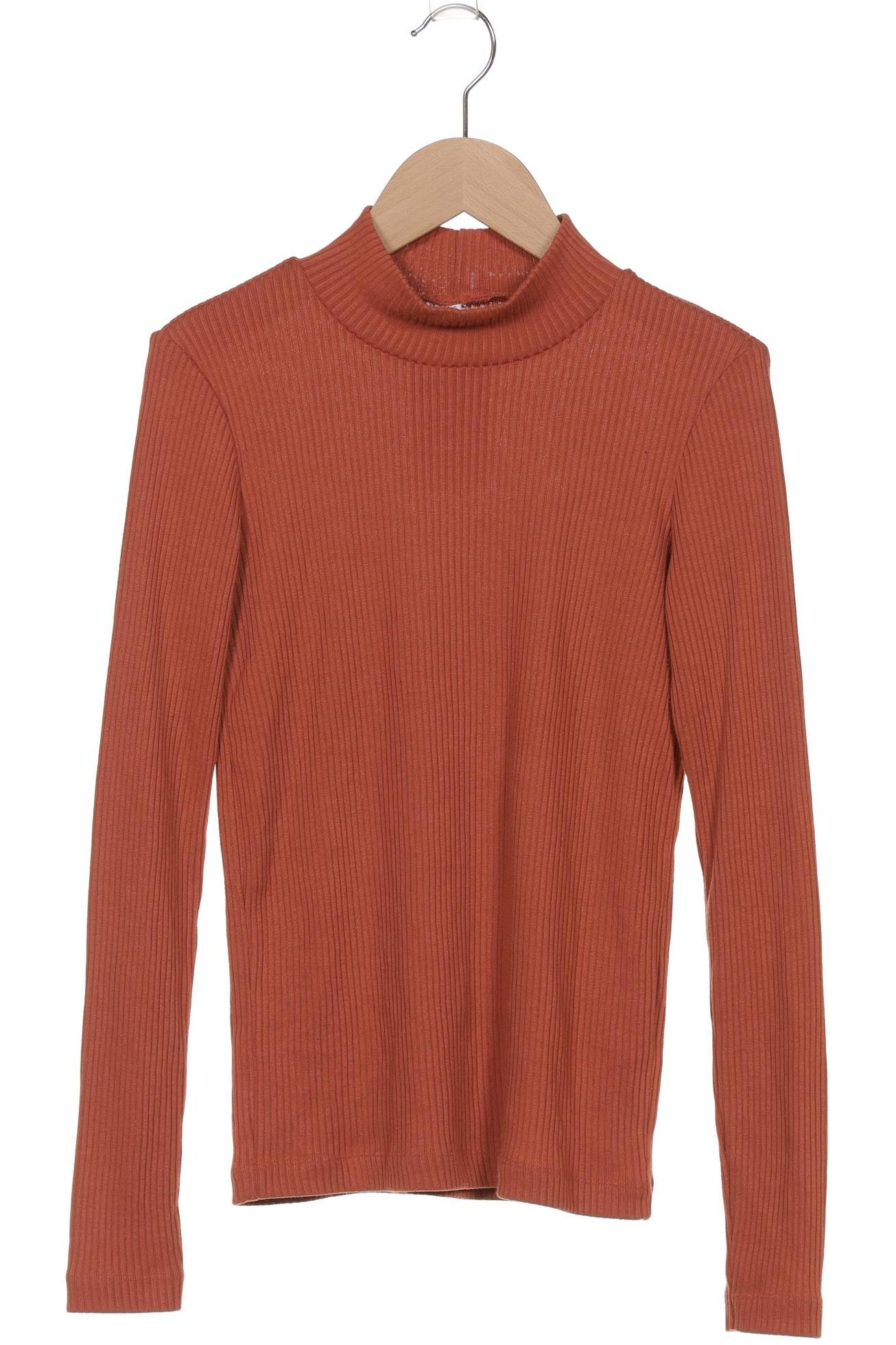 

uniqlo Damen Langarmshirt, orange, Gr. 34