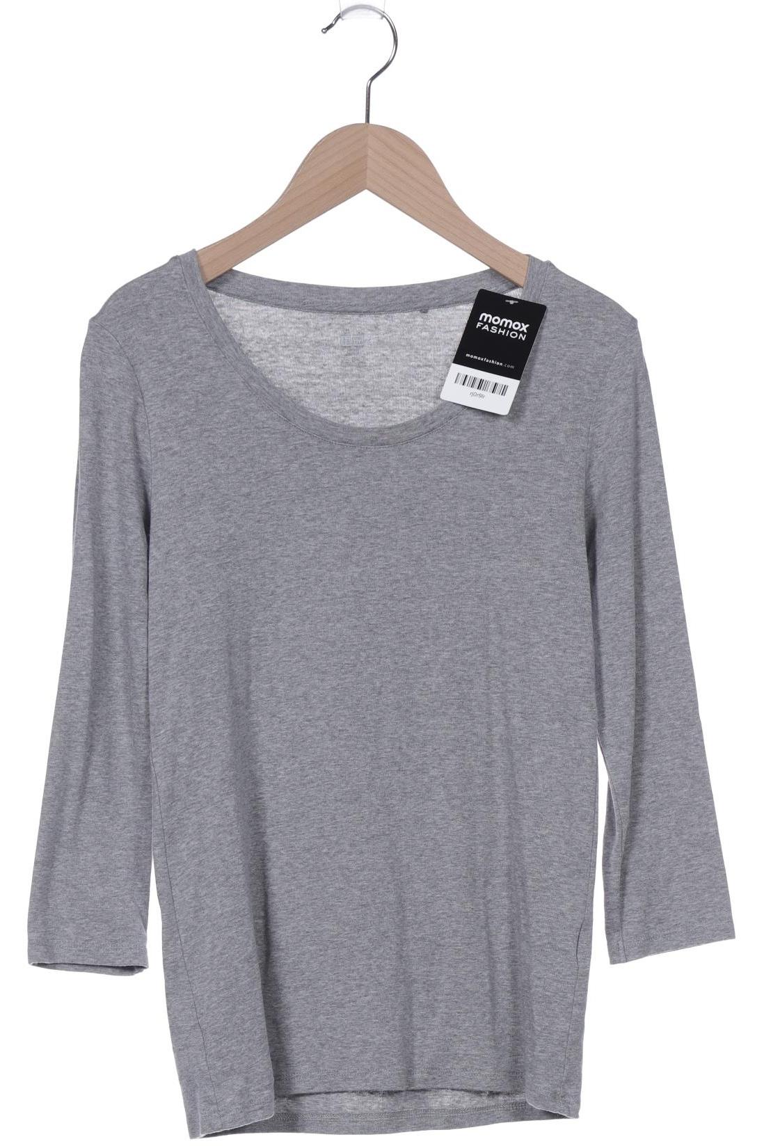 

uniqlo Damen Langarmshirt, grau, Gr. 36
