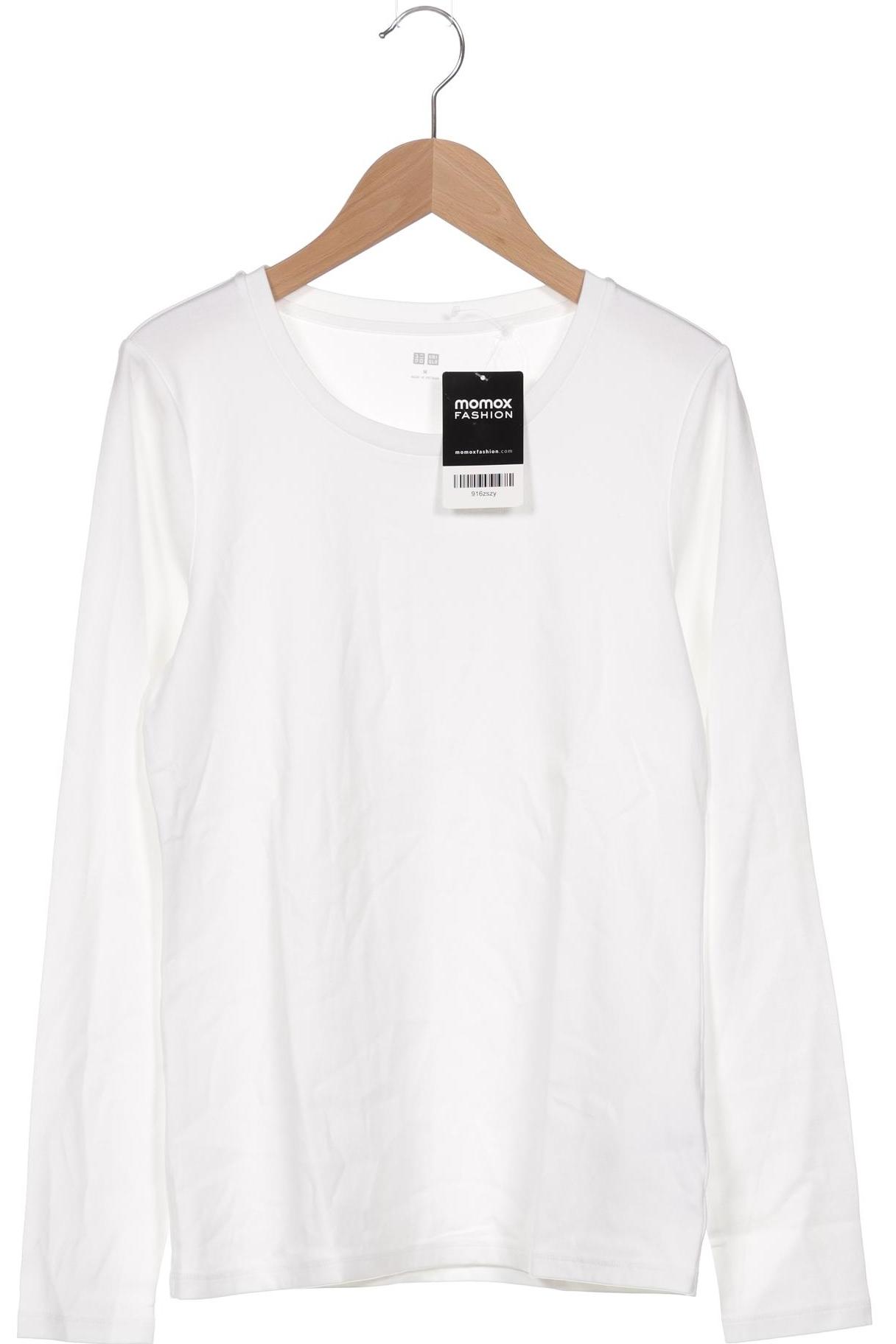 

uniqlo Damen Langarmshirt, weiß, Gr. 38