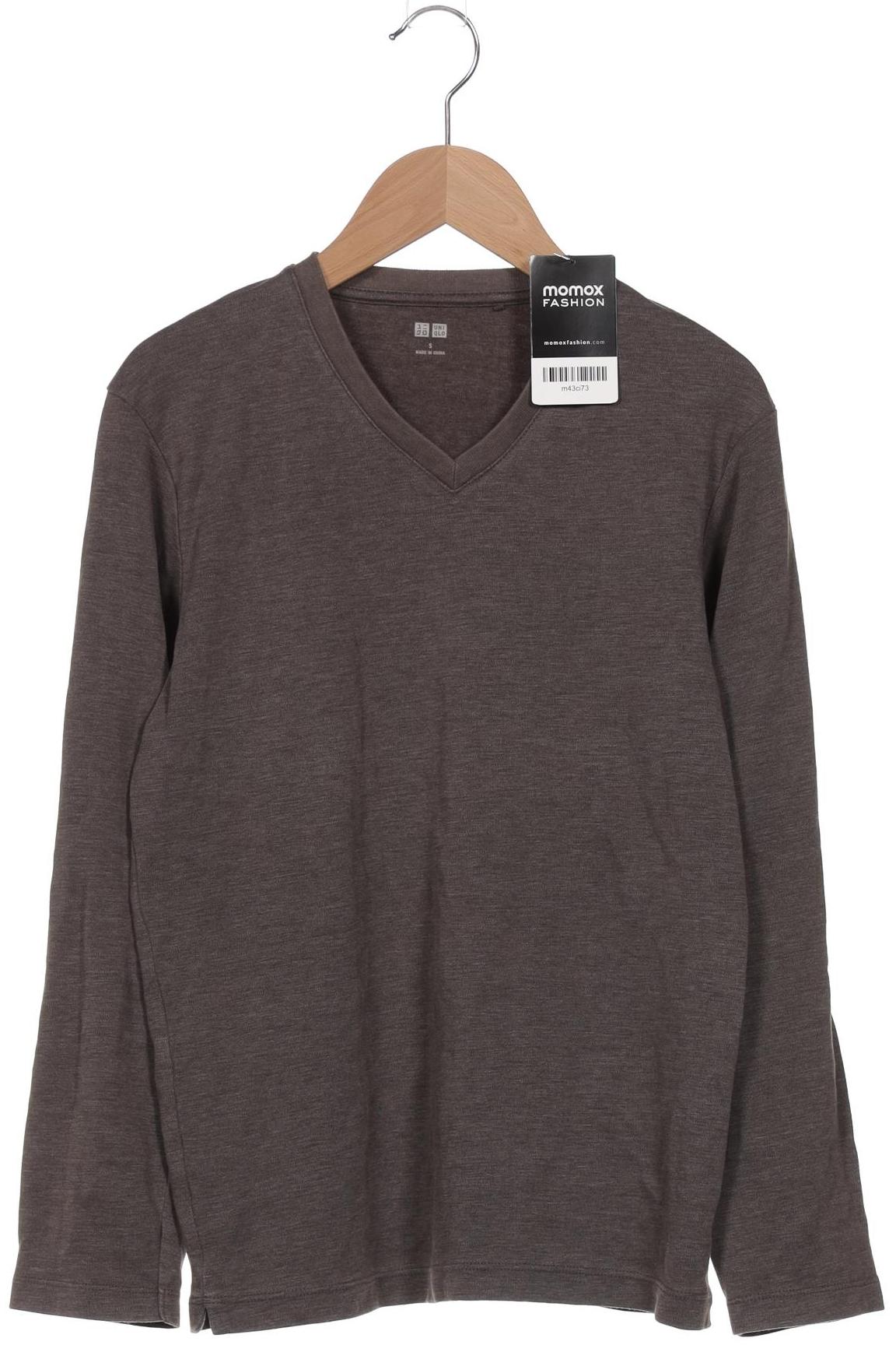 

uniqlo Damen Langarmshirt, grau, Gr. 36