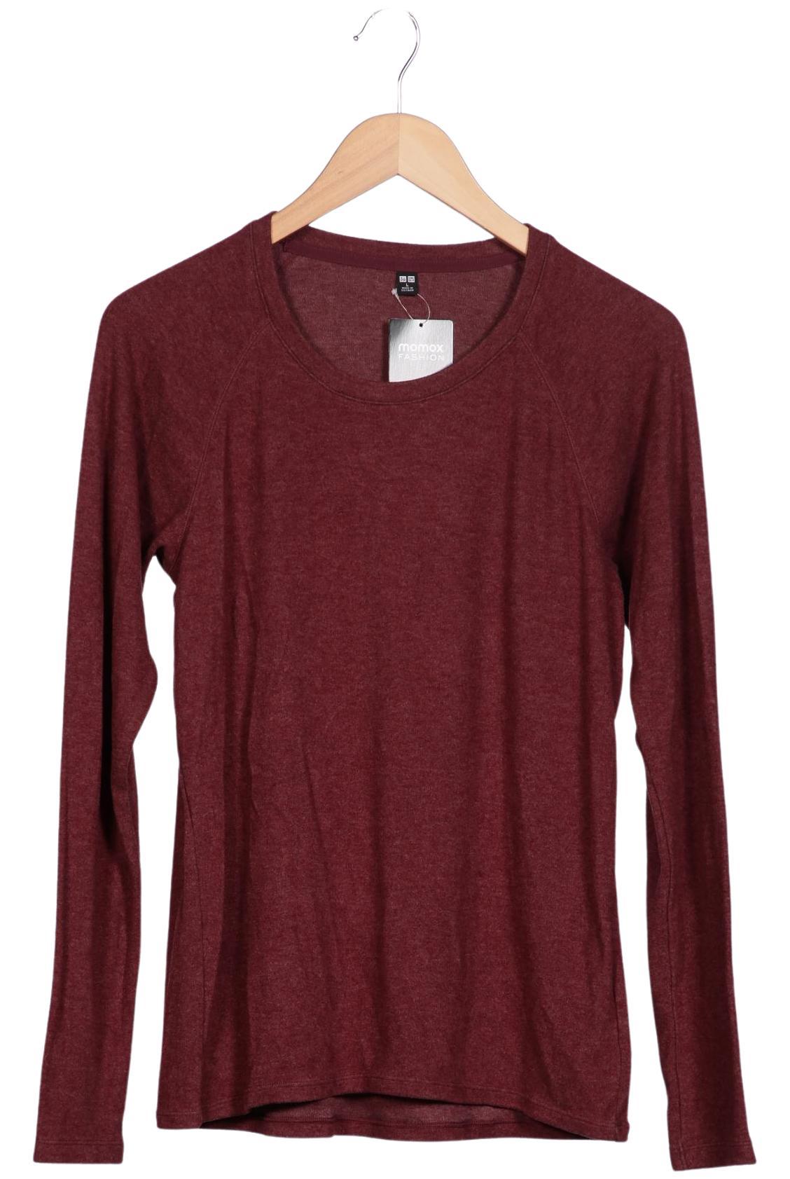 

uniqlo Damen Langarmshirt, bordeaux, Gr. 42