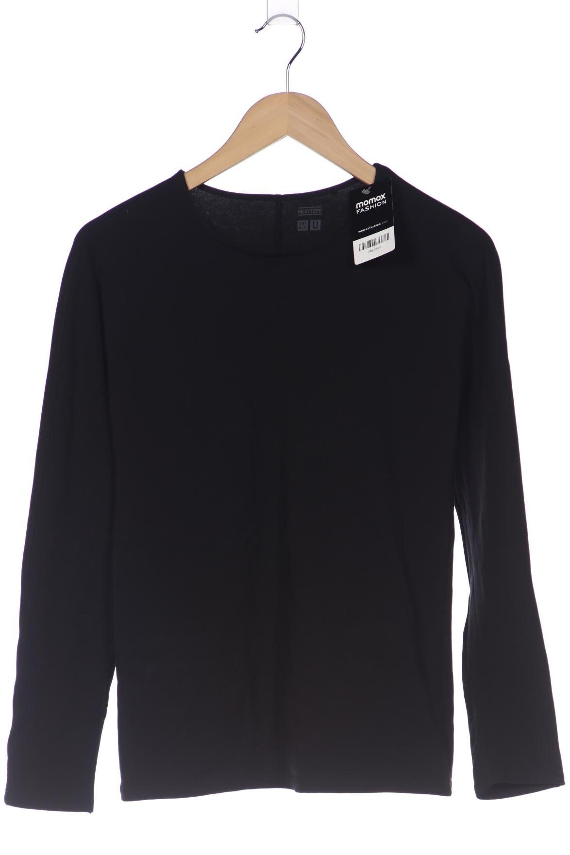 

uniqlo Damen Langarmshirt, schwarz, Gr. 38