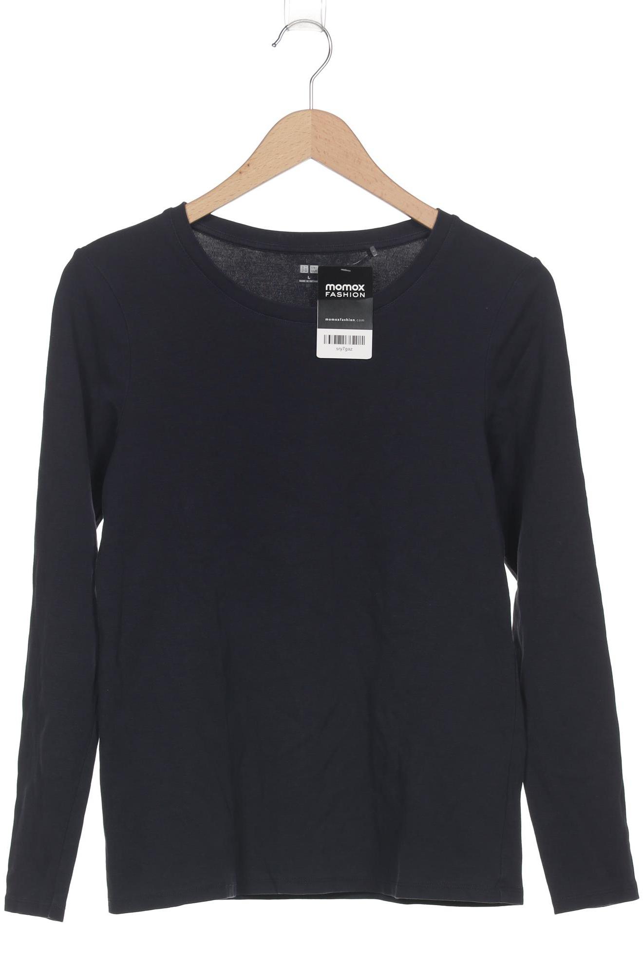 

uniqlo Damen Langarmshirt, marineblau, Gr. 42