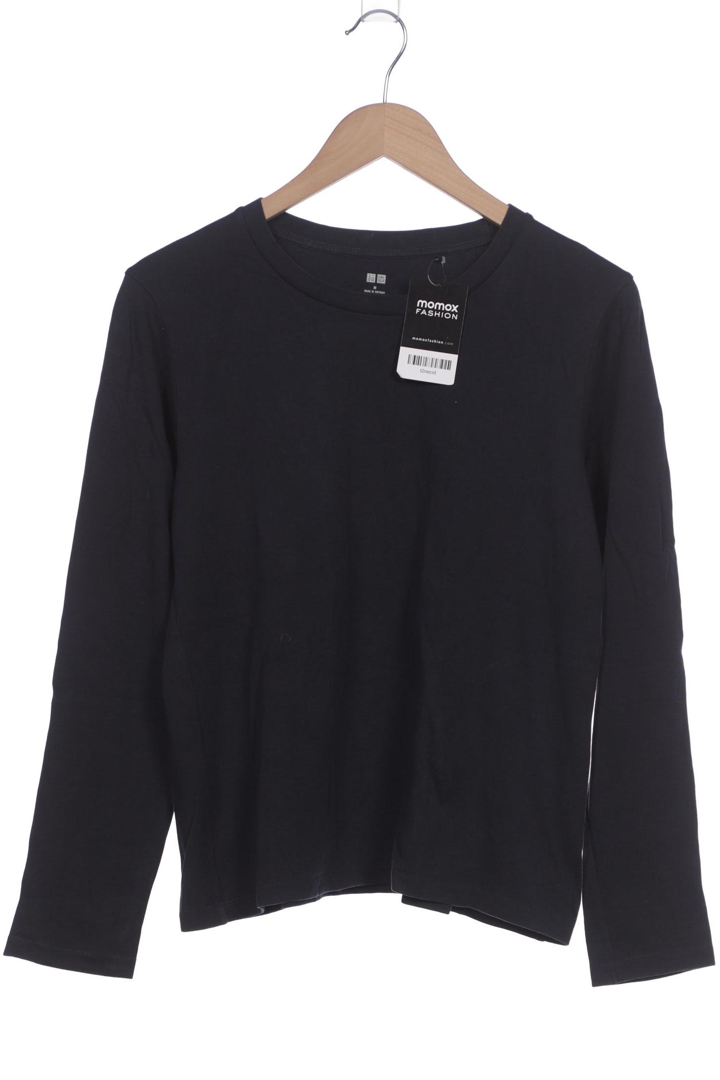 

uniqlo Damen Langarmshirt, marineblau, Gr. 38
