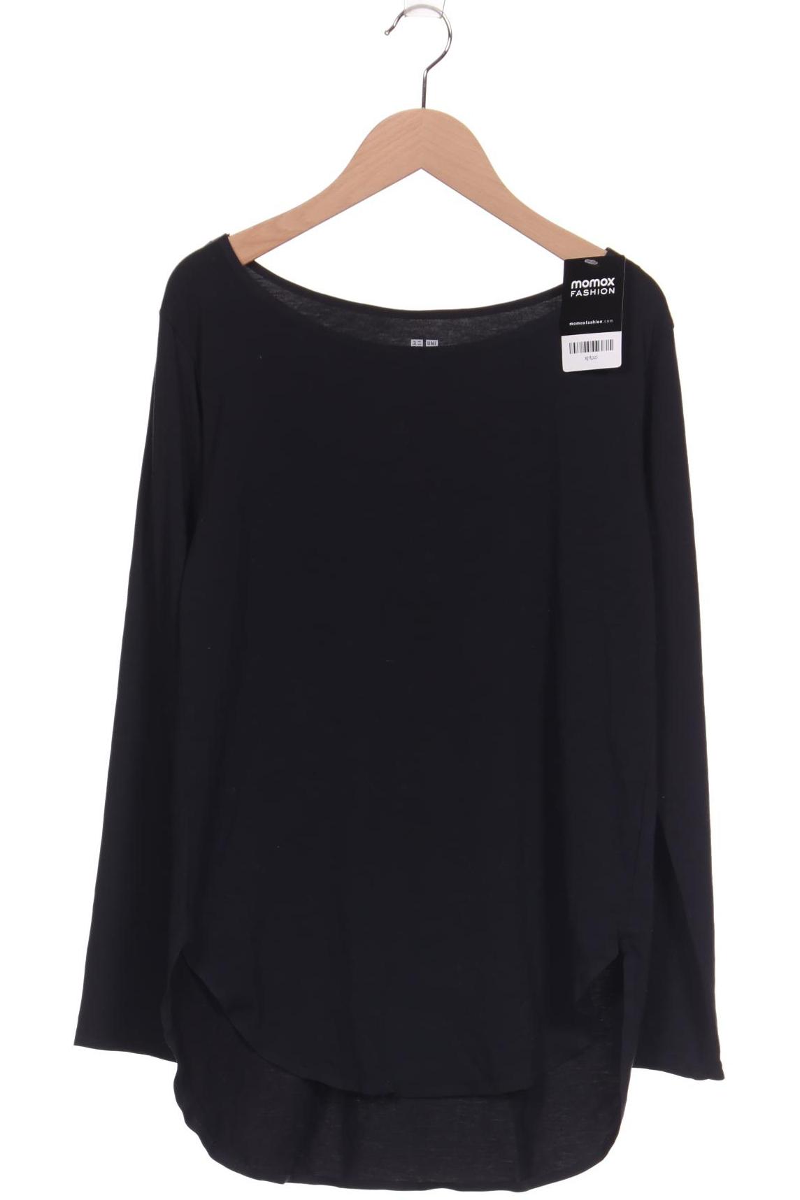 

uniqlo Damen Langarmshirt, schwarz, Gr. 36