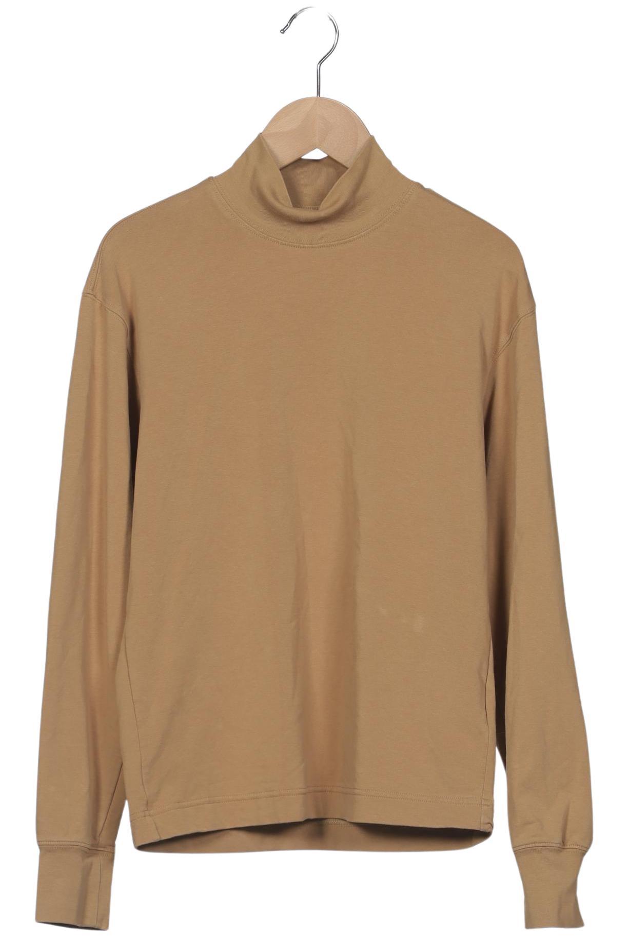 

uniqlo Damen Langarmshirt, beige, Gr. 34