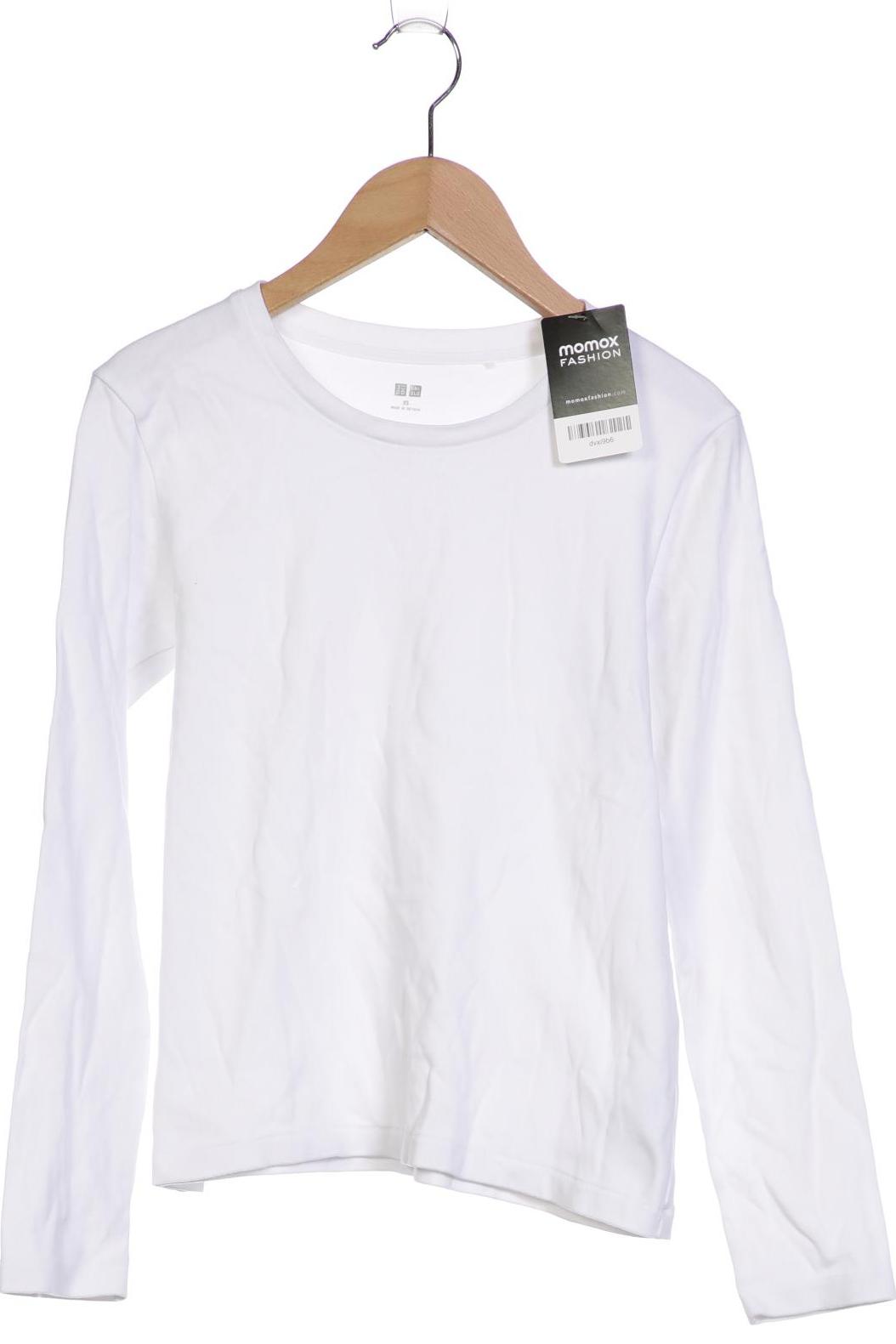 

uniqlo Damen Langarmshirt, weiß