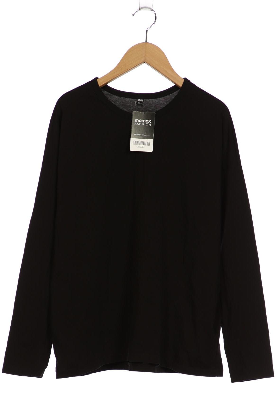 

uniqlo Damen Langarmshirt, schwarz, Gr. 36