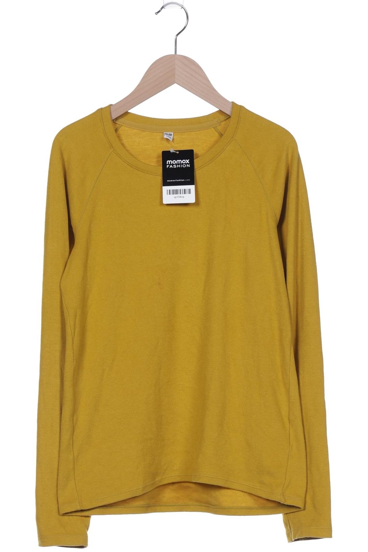 

uniqlo Damen Langarmshirt, gelb, Gr. 36