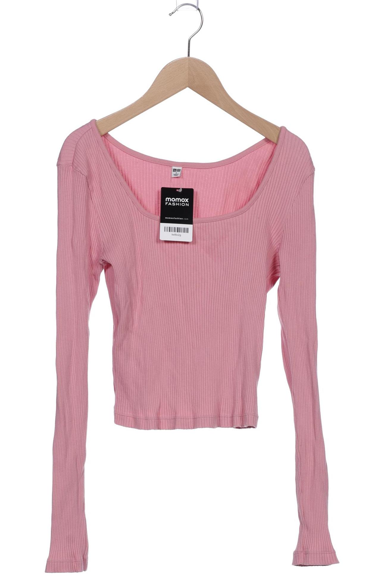 

uniqlo Damen Langarmshirt, pink, Gr. 36