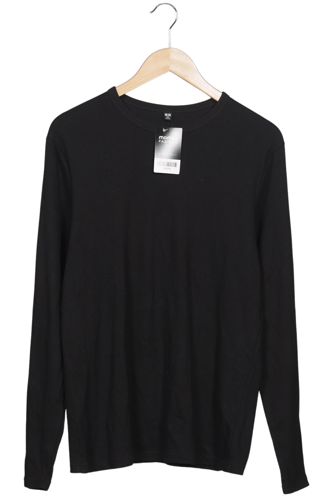 

uniqlo Damen Langarmshirt, schwarz, Gr. 46