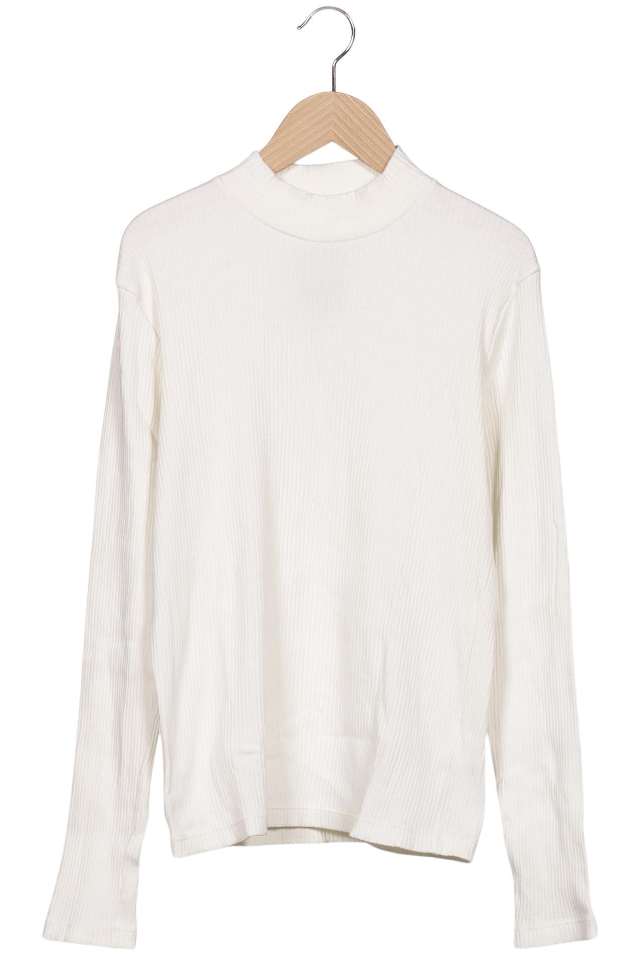 

uniqlo Damen Langarmshirt, weiß, Gr. 36