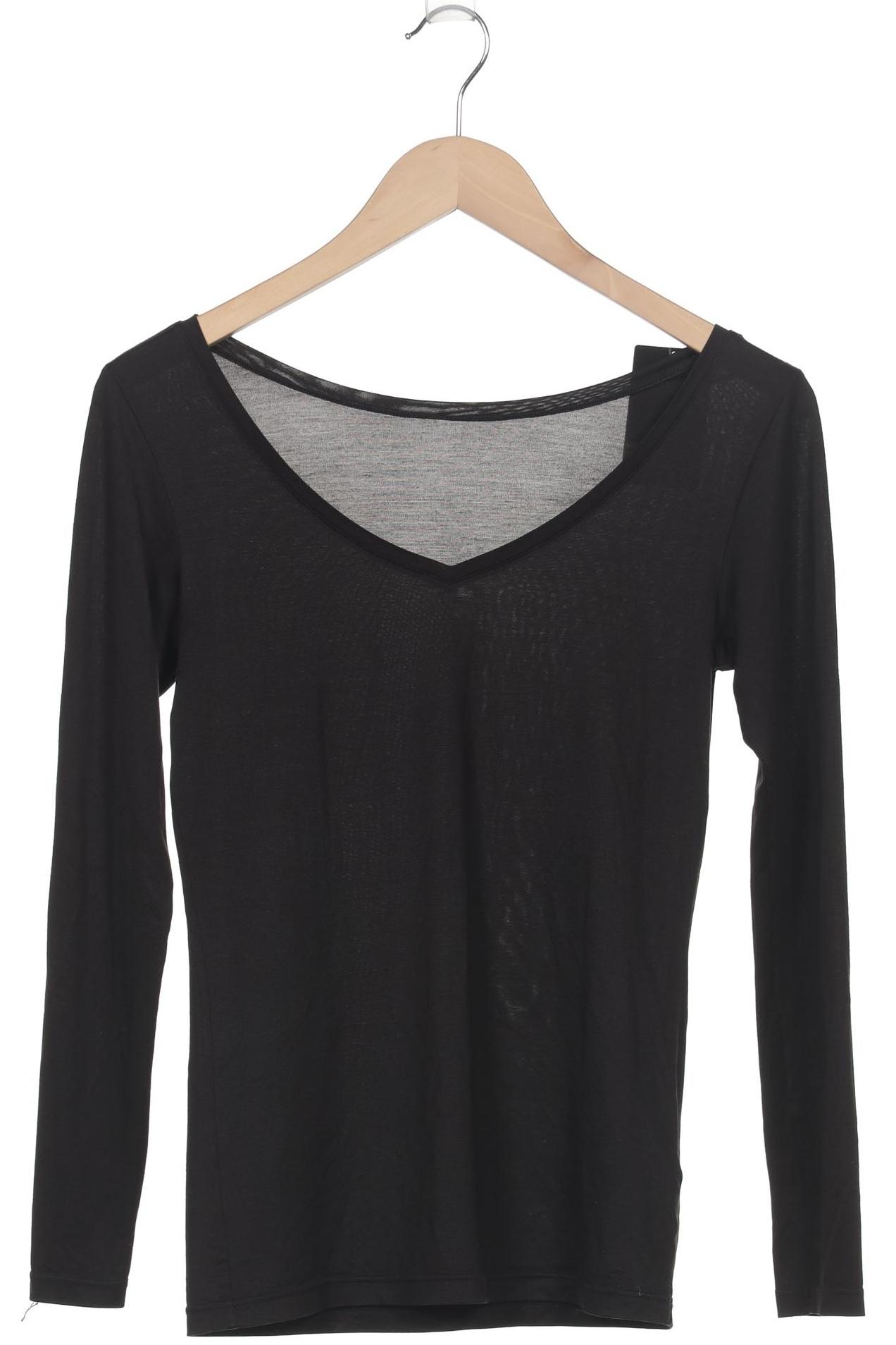 

uniqlo Damen Langarmshirt, schwarz, Gr. 36