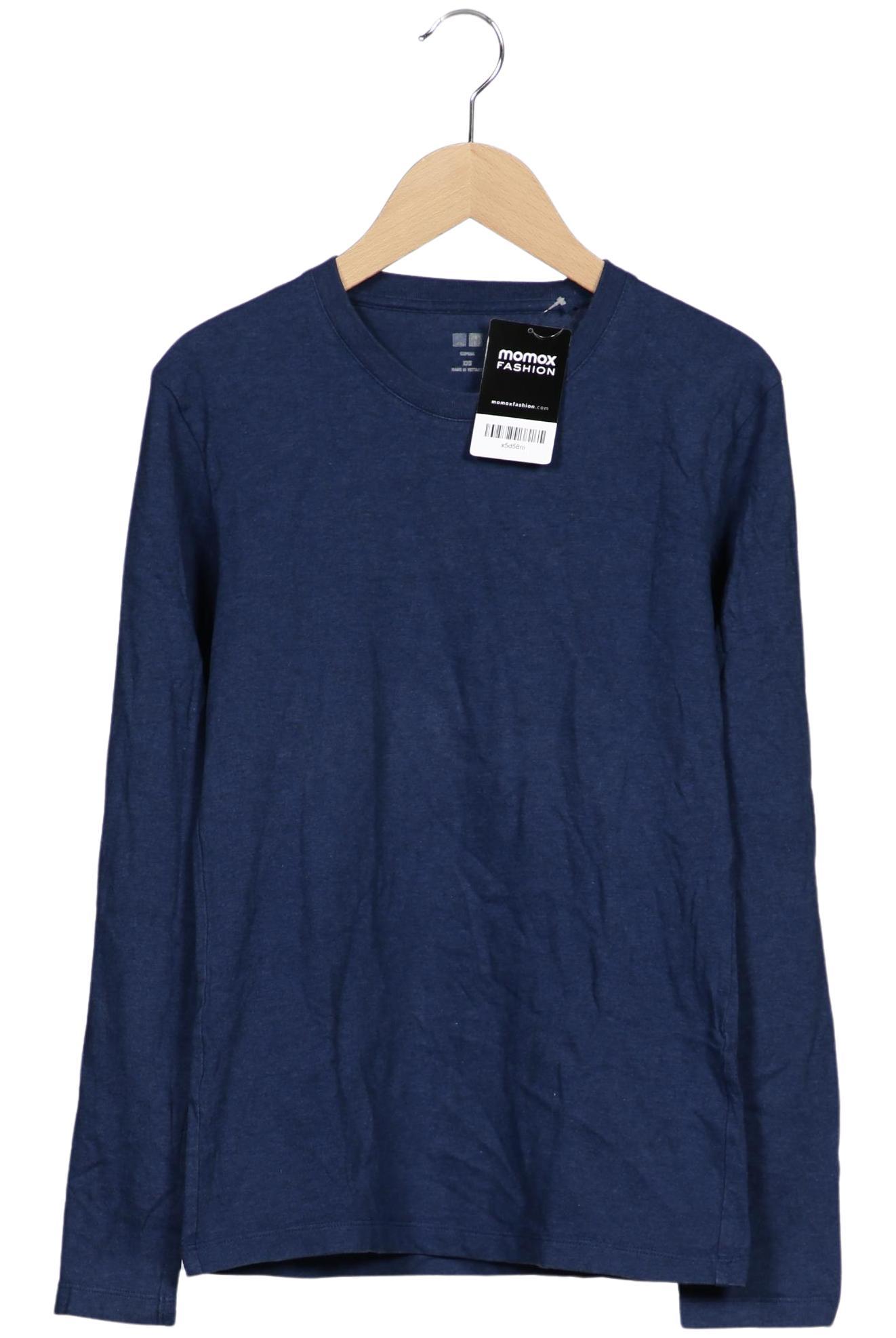 

uniqlo Damen Langarmshirt, marineblau, Gr. 32