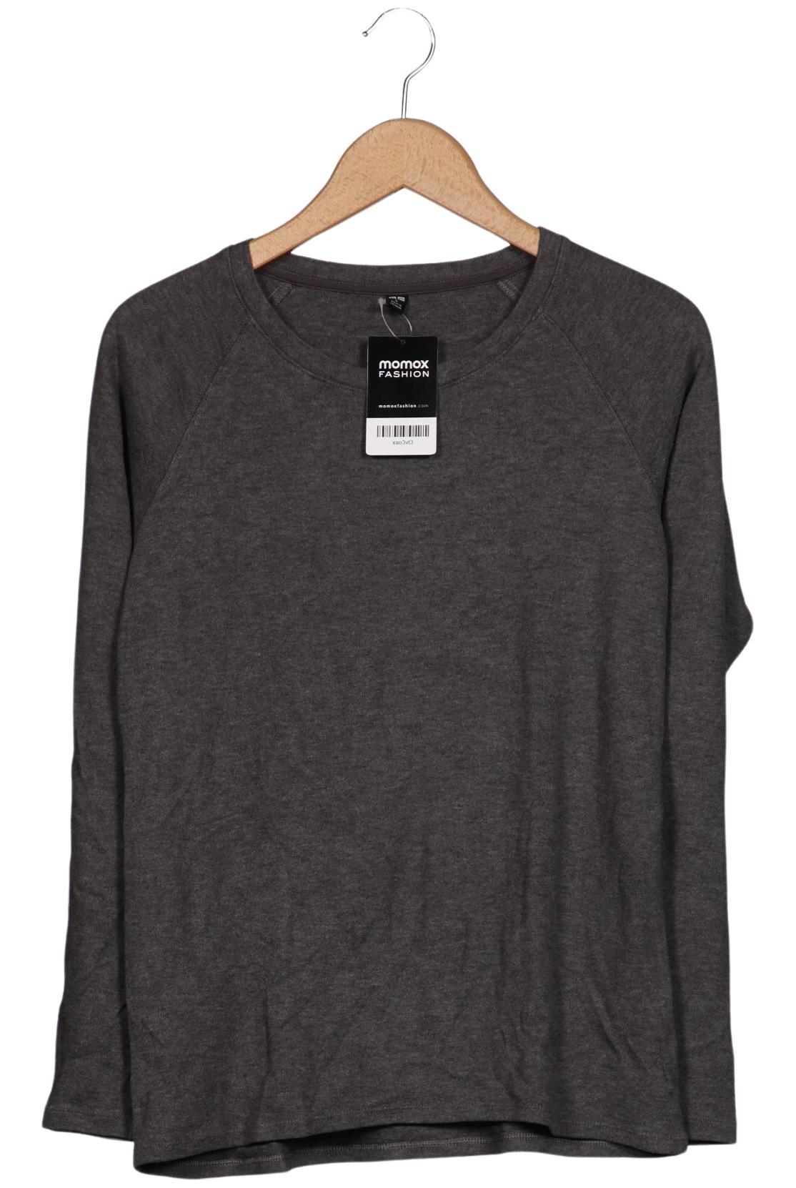 

uniqlo Damen Langarmshirt, grau, Gr. 42