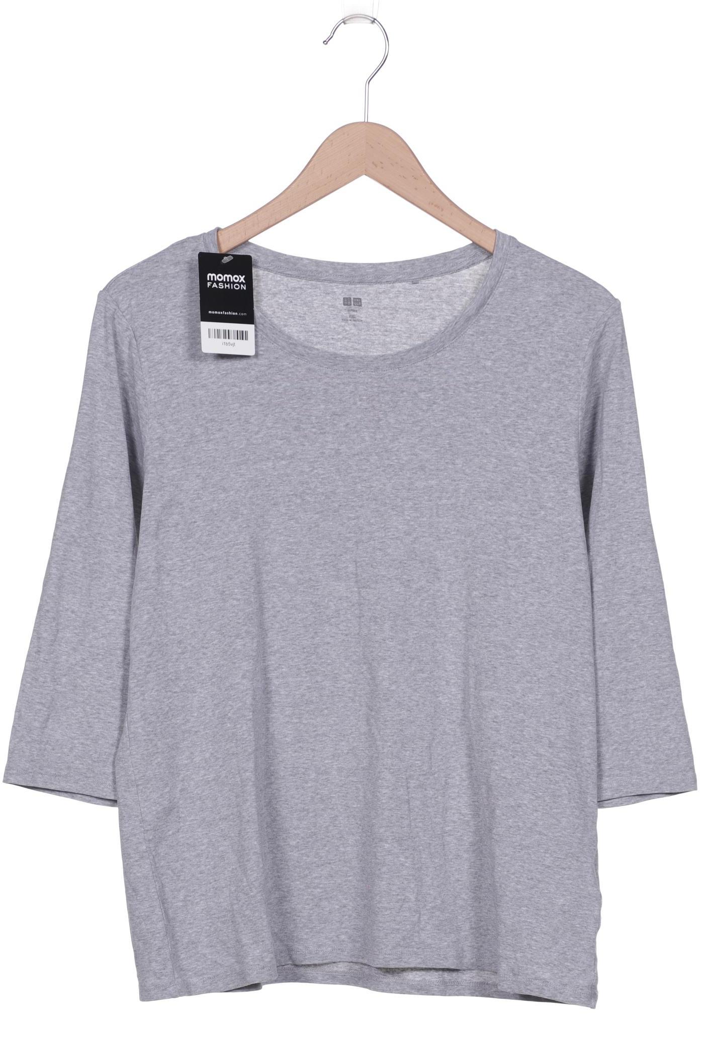 

uniqlo Damen Langarmshirt, grau