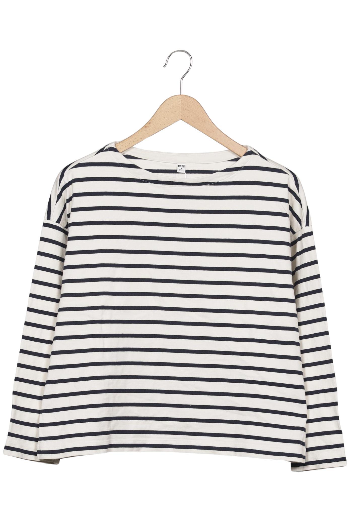 

uniqlo Damen Langarmshirt, mehrfarbig, Gr. 38