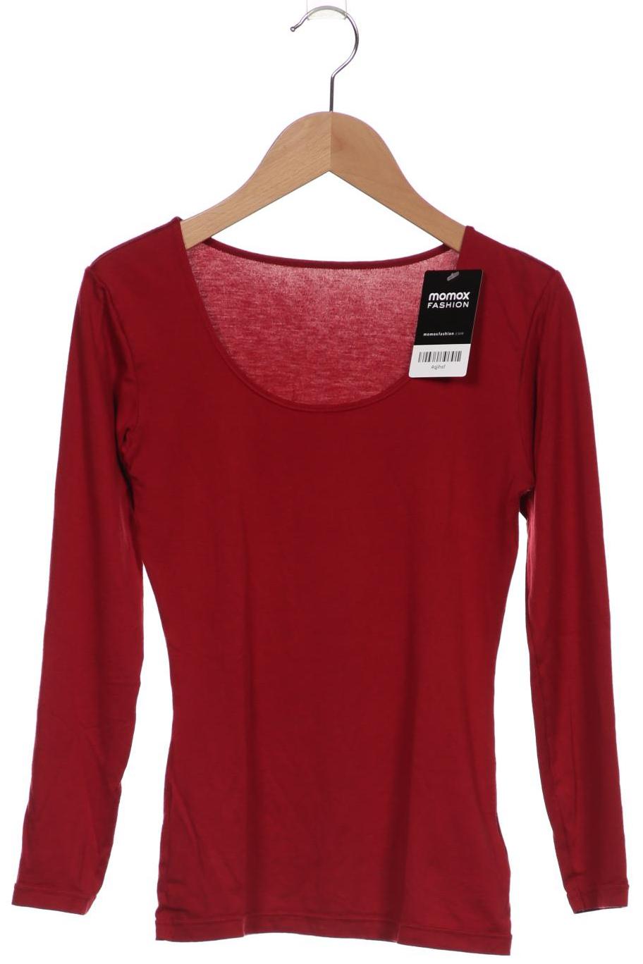 

uniqlo Damen Langarmshirt, rot, Gr. 32