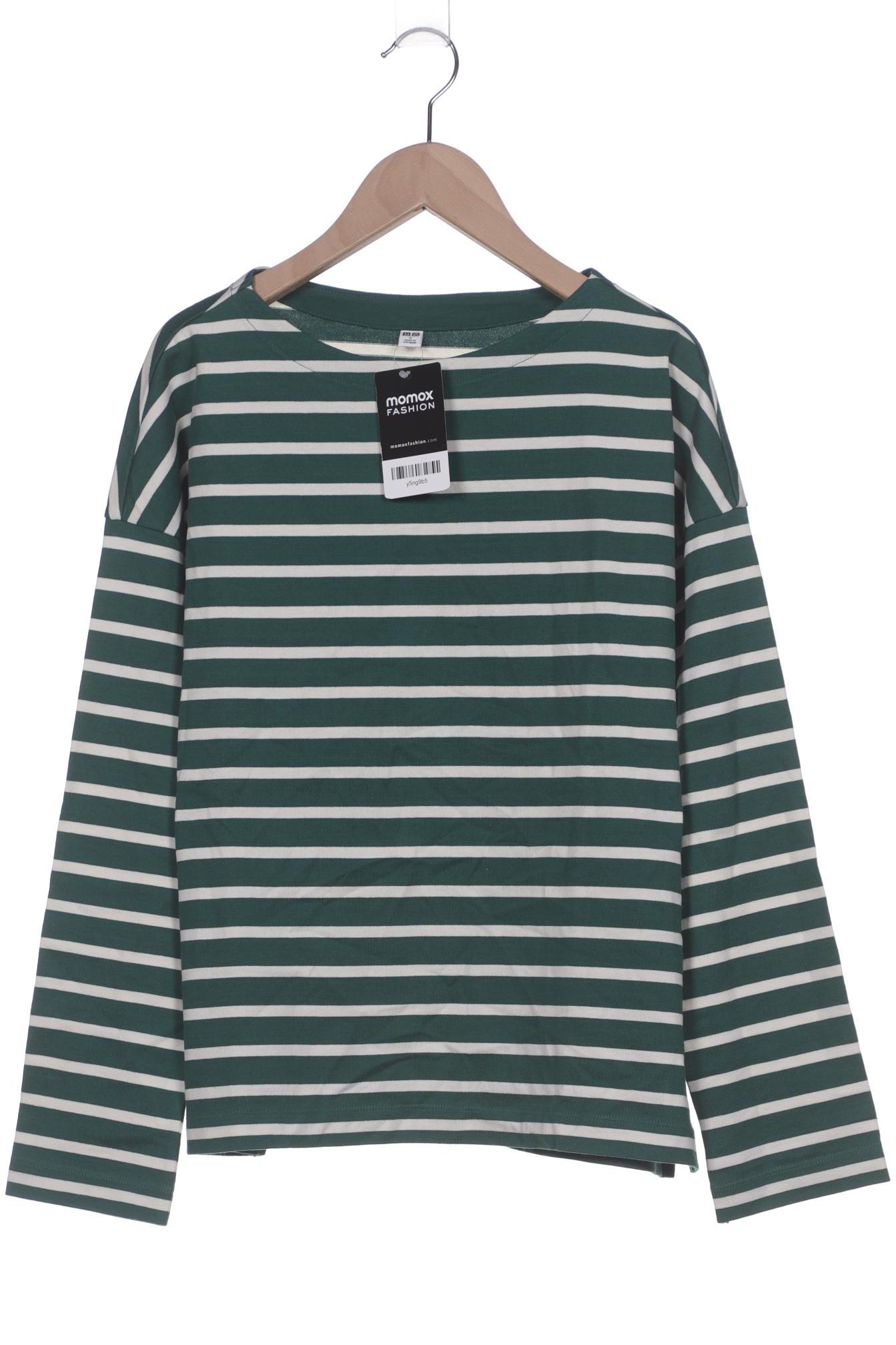 

uniqlo Damen Langarmshirt, grün, Gr. 36
