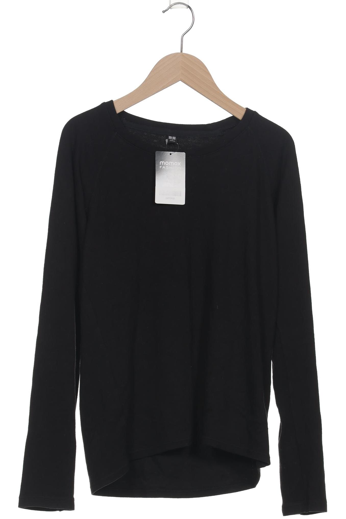 

uniqlo Damen Langarmshirt, schwarz, Gr. 36