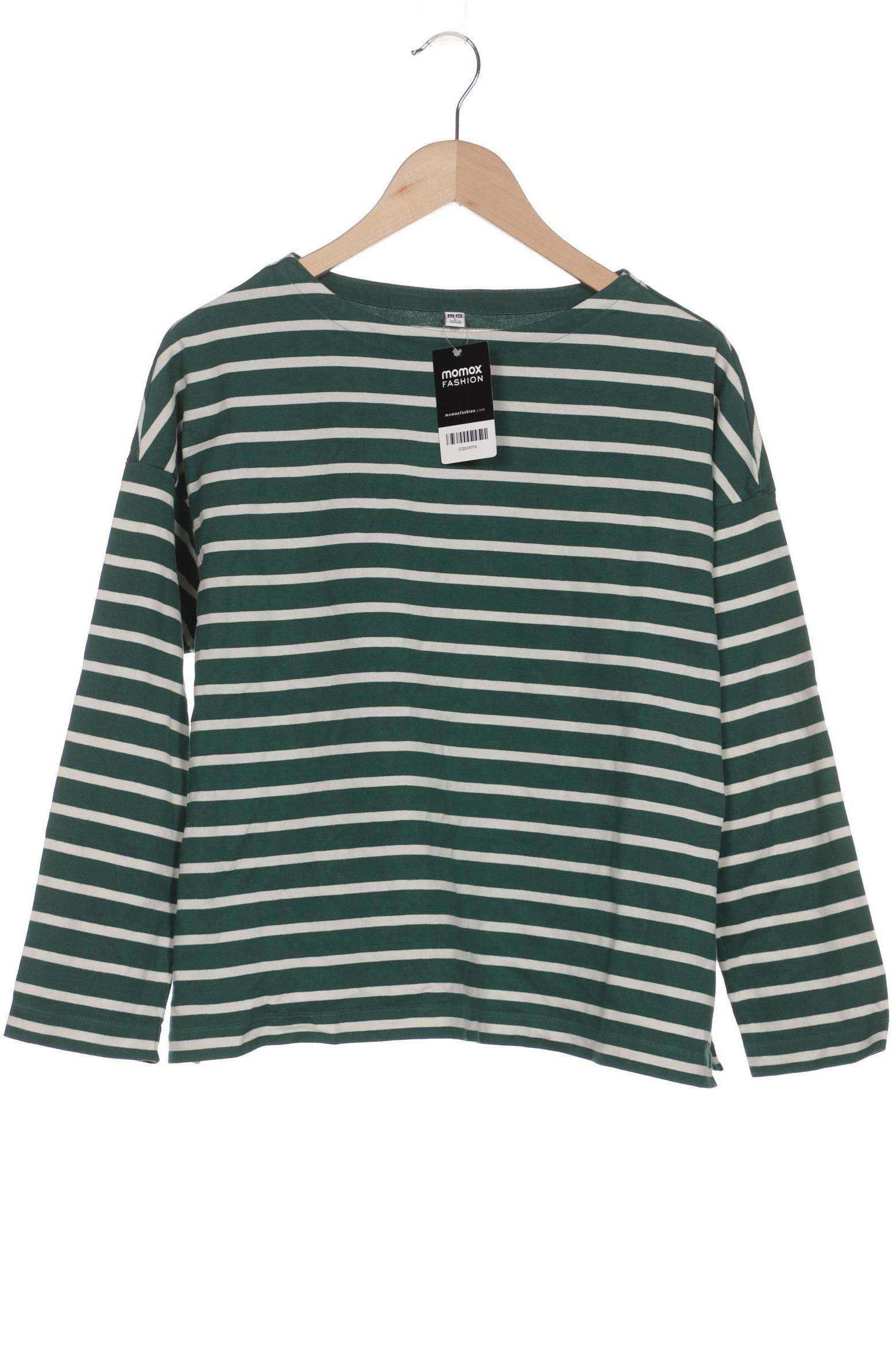

uniqlo Damen Langarmshirt, grün, Gr. 42