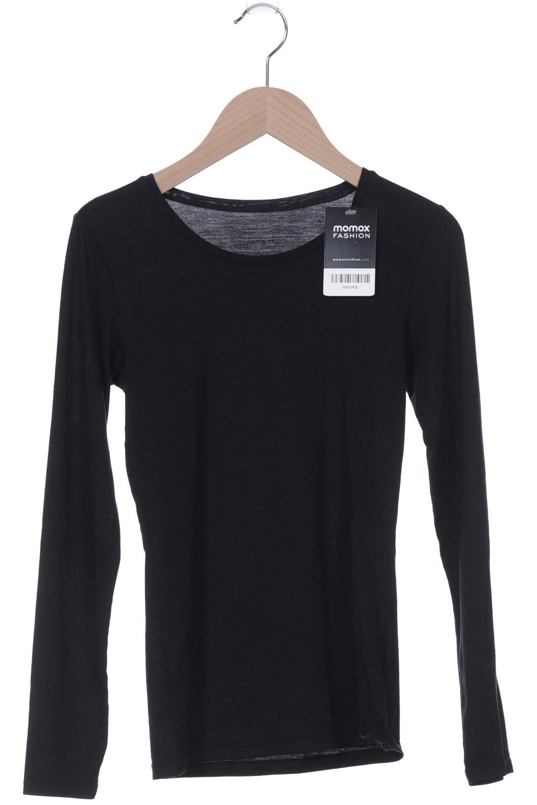 

uniqlo Damen Langarmshirt, schwarz, Gr. 32