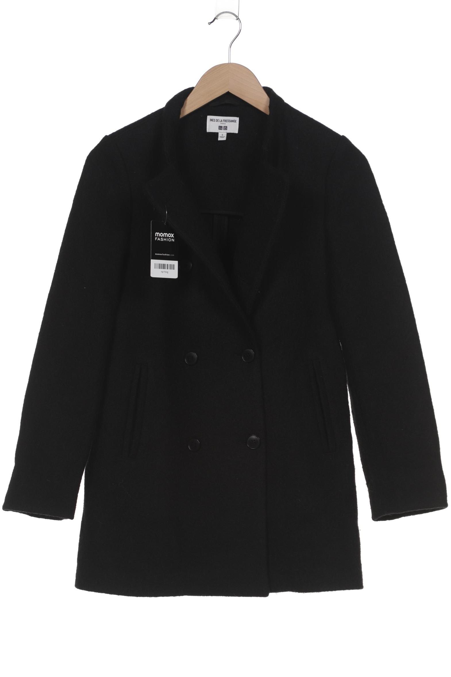 

uniqlo Damen Mantel, schwarz, Gr. 36