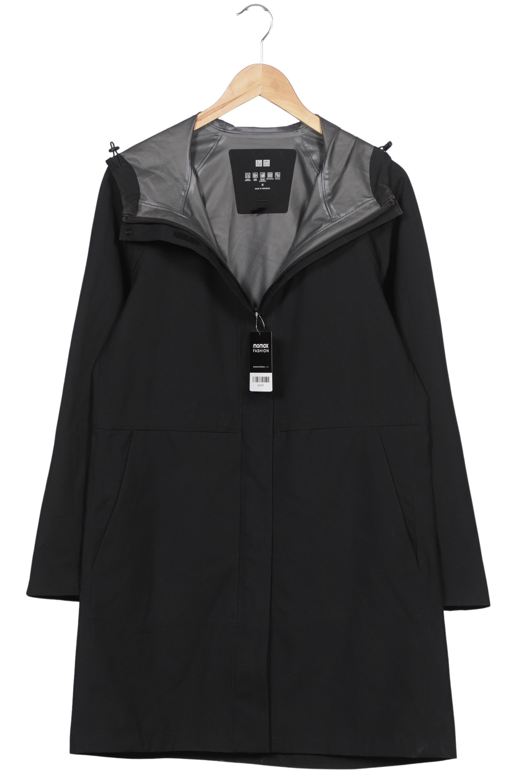 

uniqlo Damen Mantel, schwarz, Gr. 38