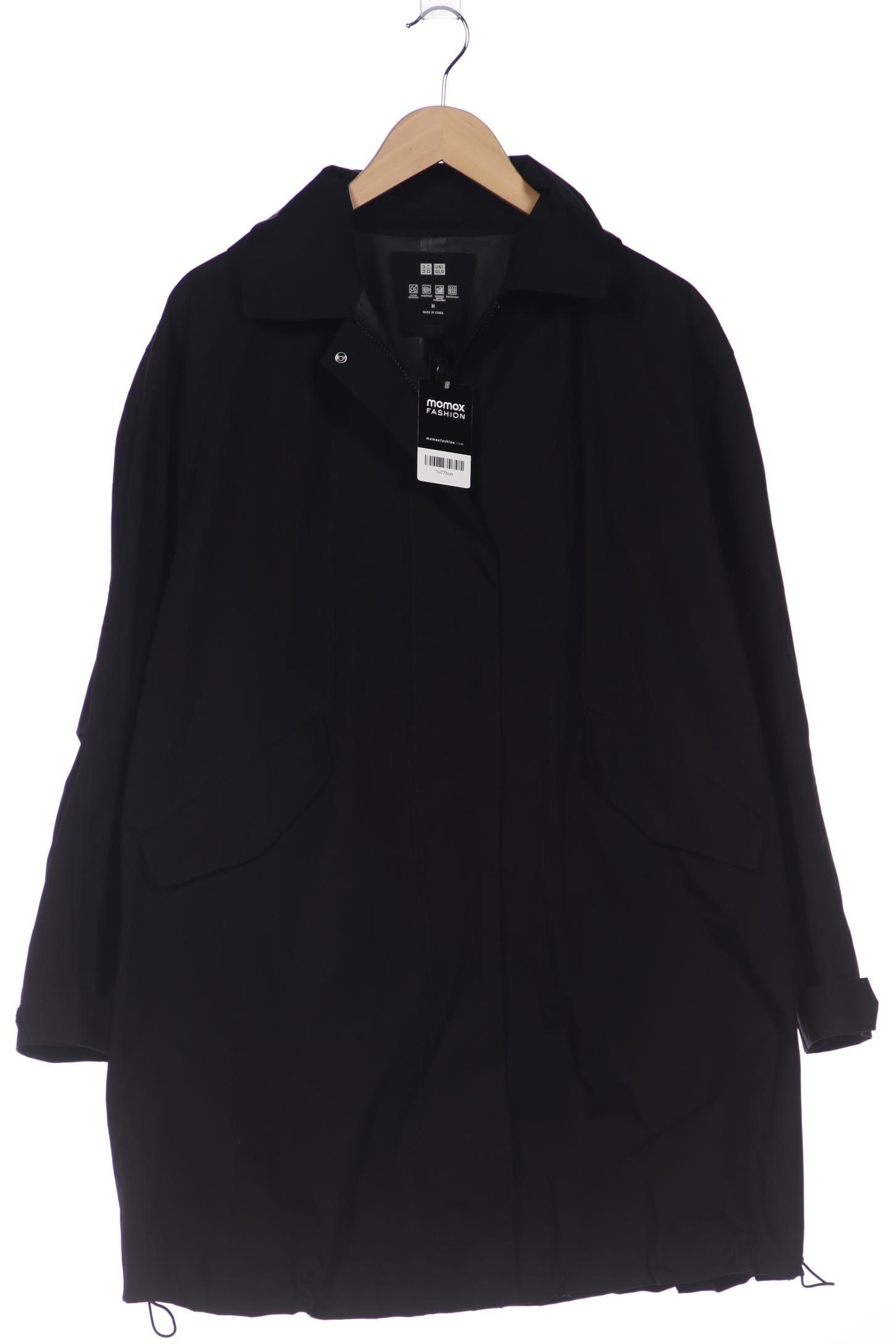 

uniqlo Damen Mantel, schwarz, Gr. 38