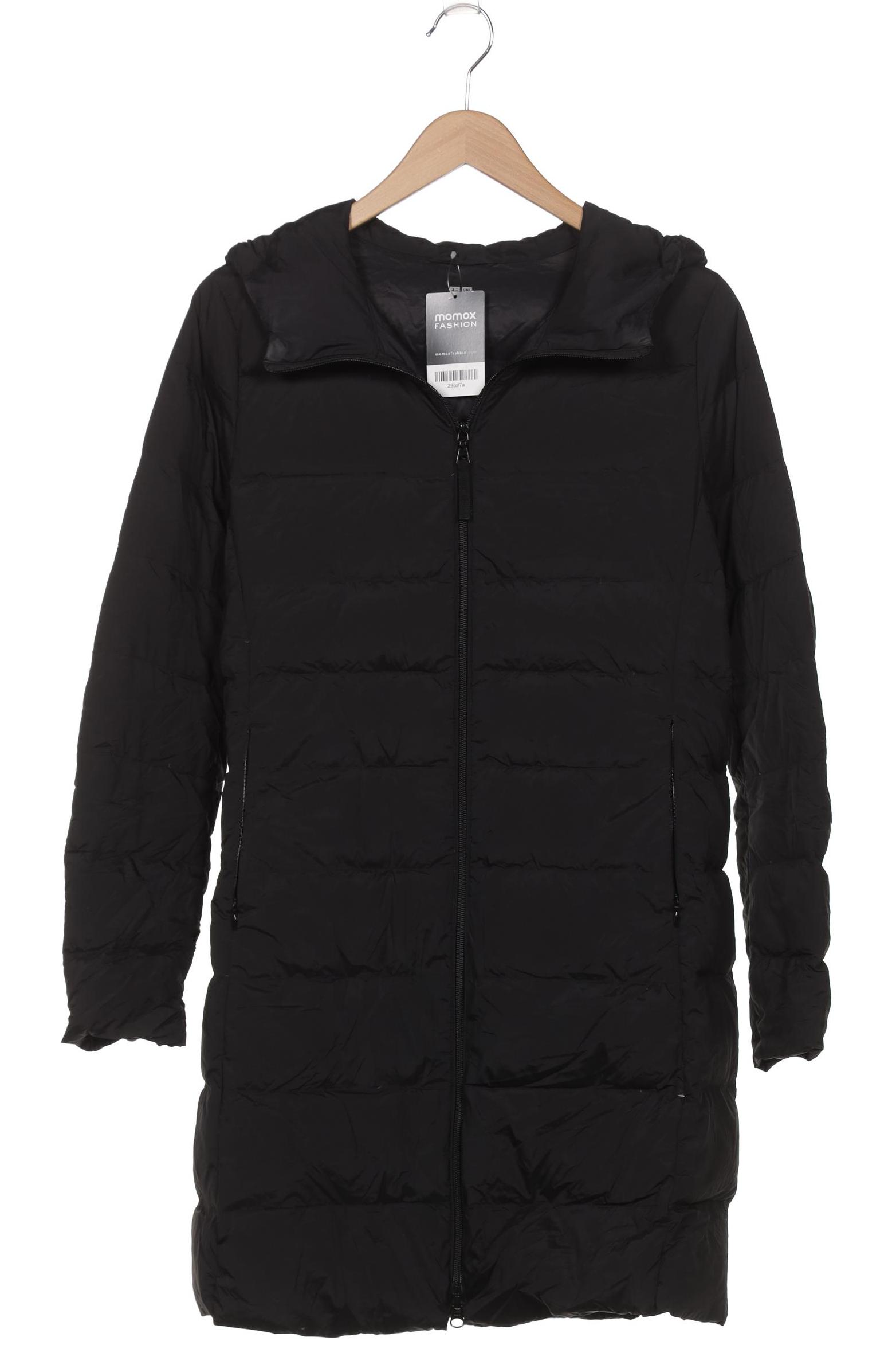 

uniqlo Damen Mantel, schwarz, Gr. 38