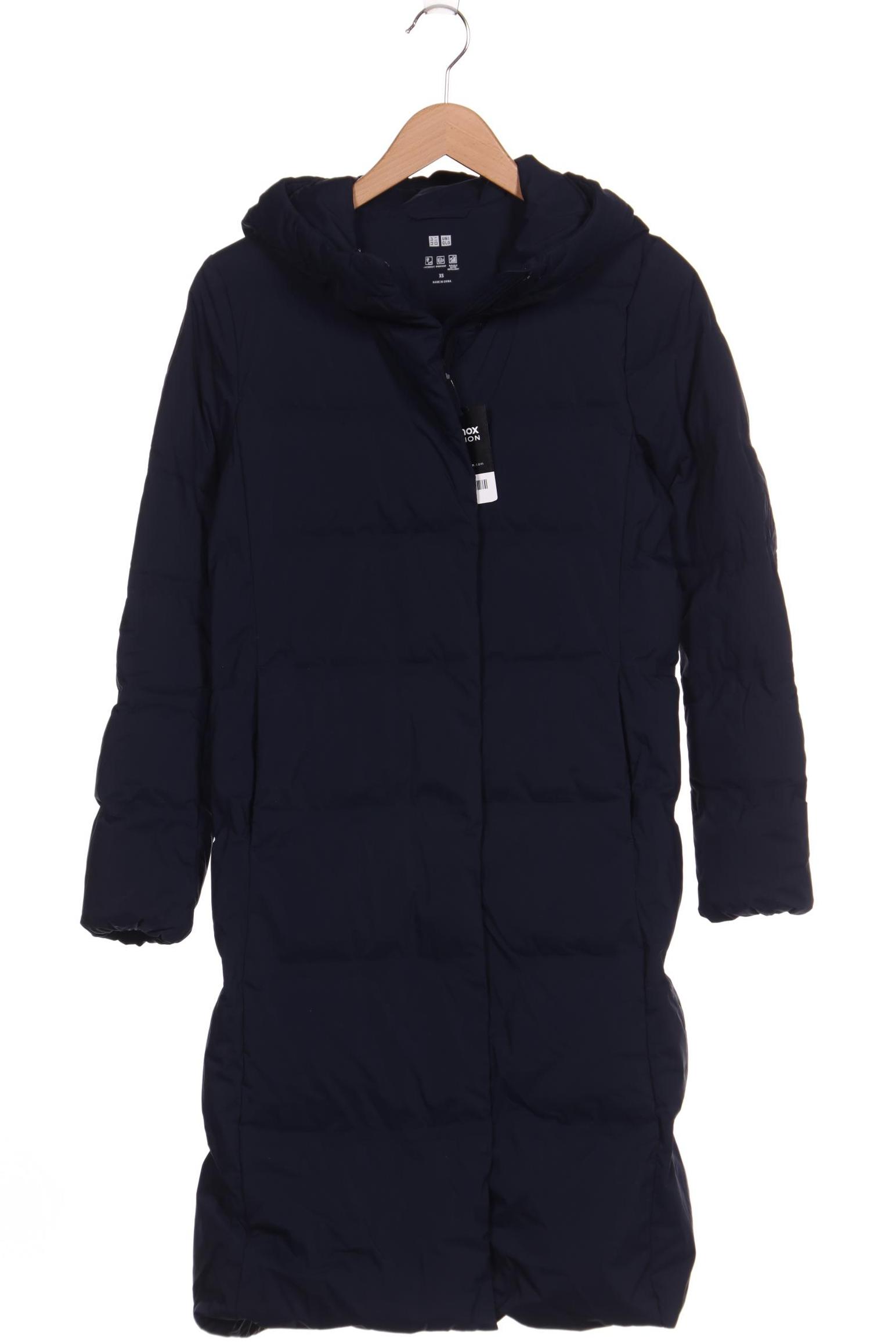 

uniqlo Damen Mantel, marineblau, Gr. 34