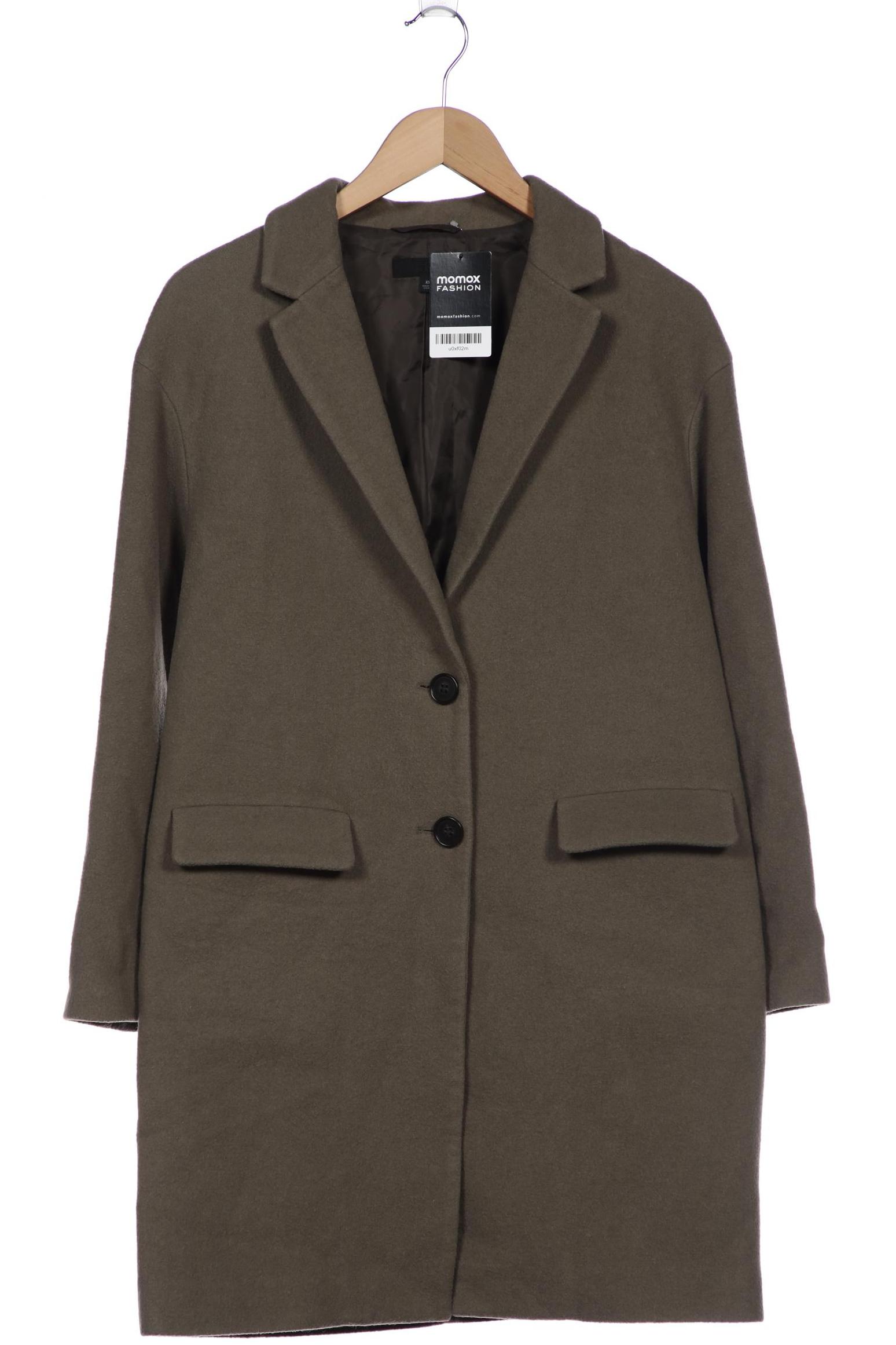 

uniqlo Damen Mantel, grün, Gr. 34