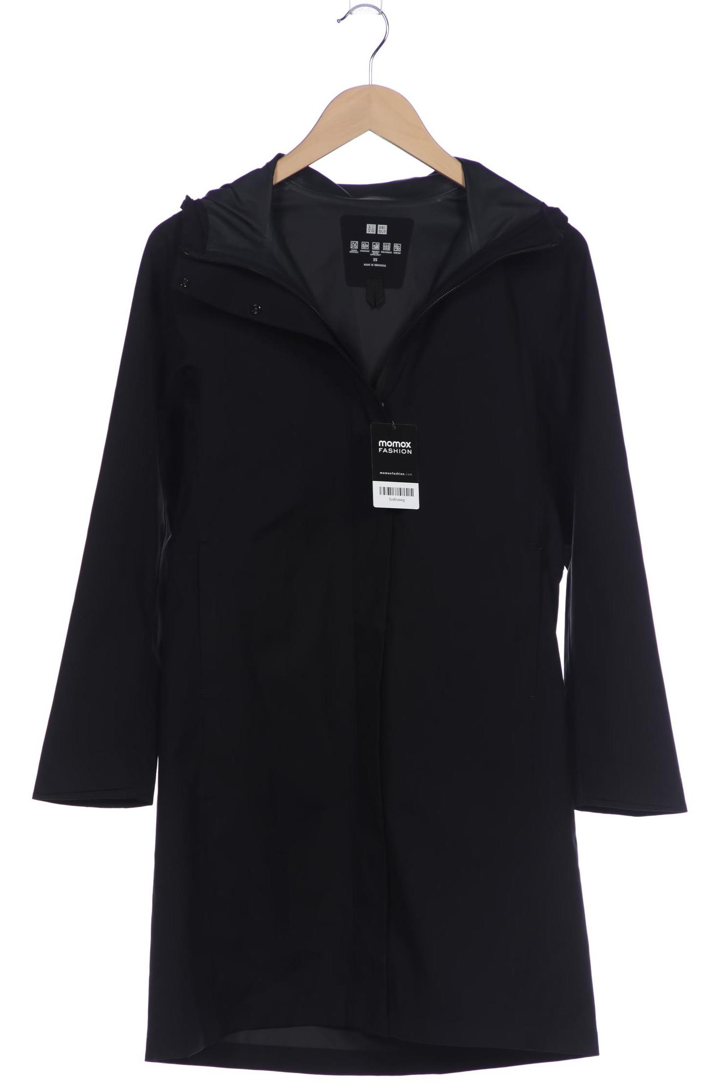 

uniqlo Damen Mantel, schwarz, Gr. 34