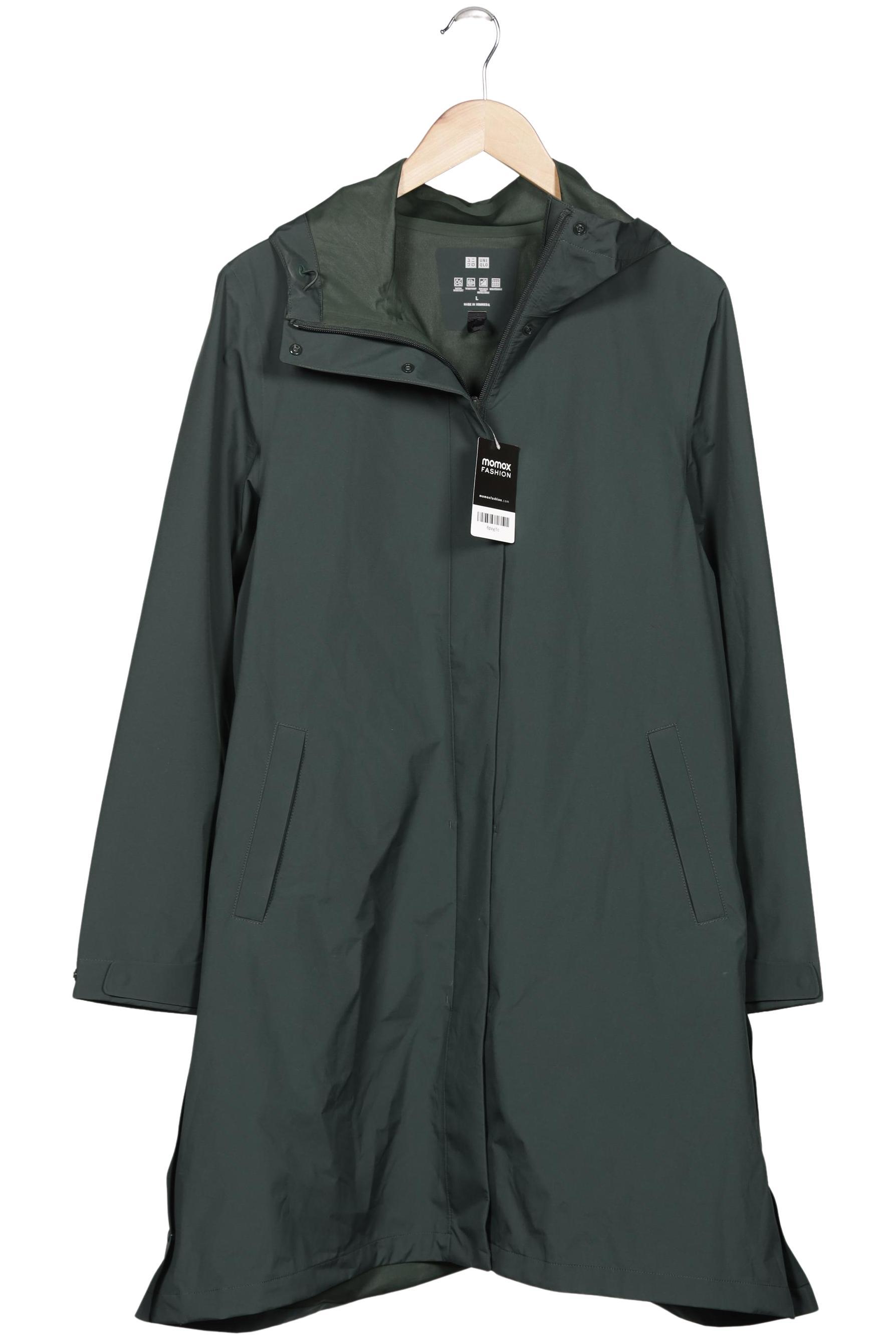 

uniqlo Damen Mantel, grün, Gr. 42
