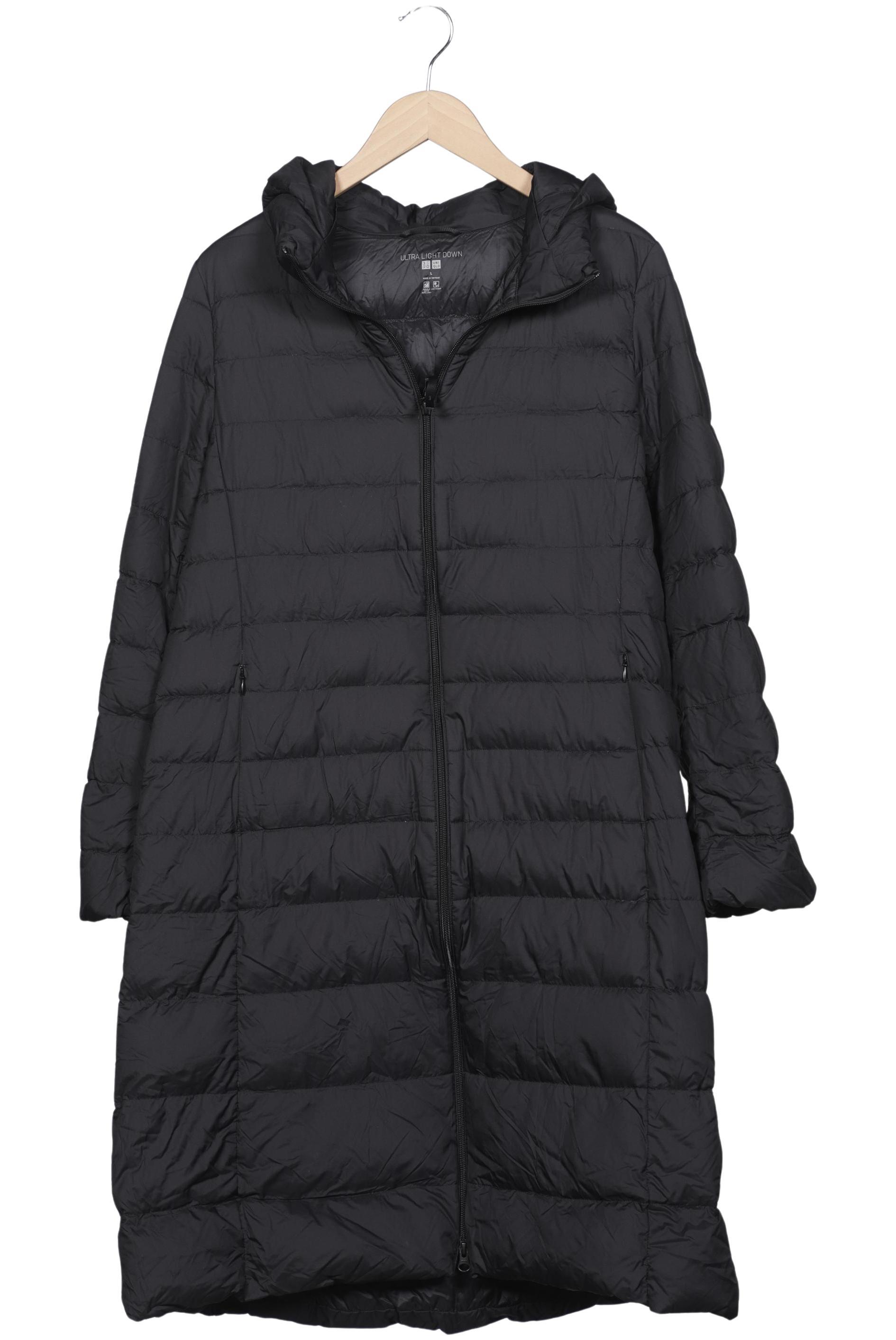 

uniqlo Damen Mantel, schwarz, Gr. 42