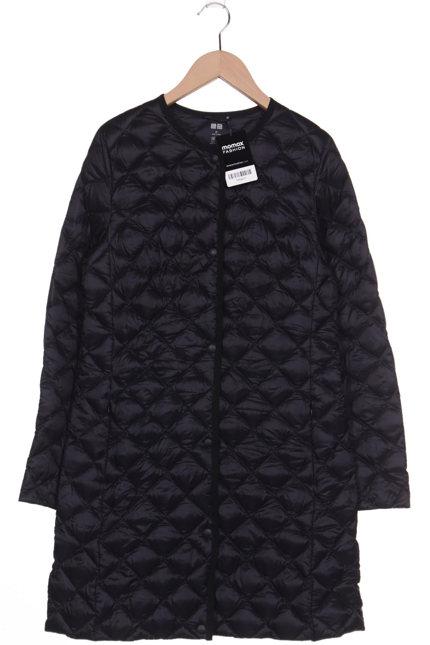 

uniqlo Damen Mantel, schwarz, Gr. 34