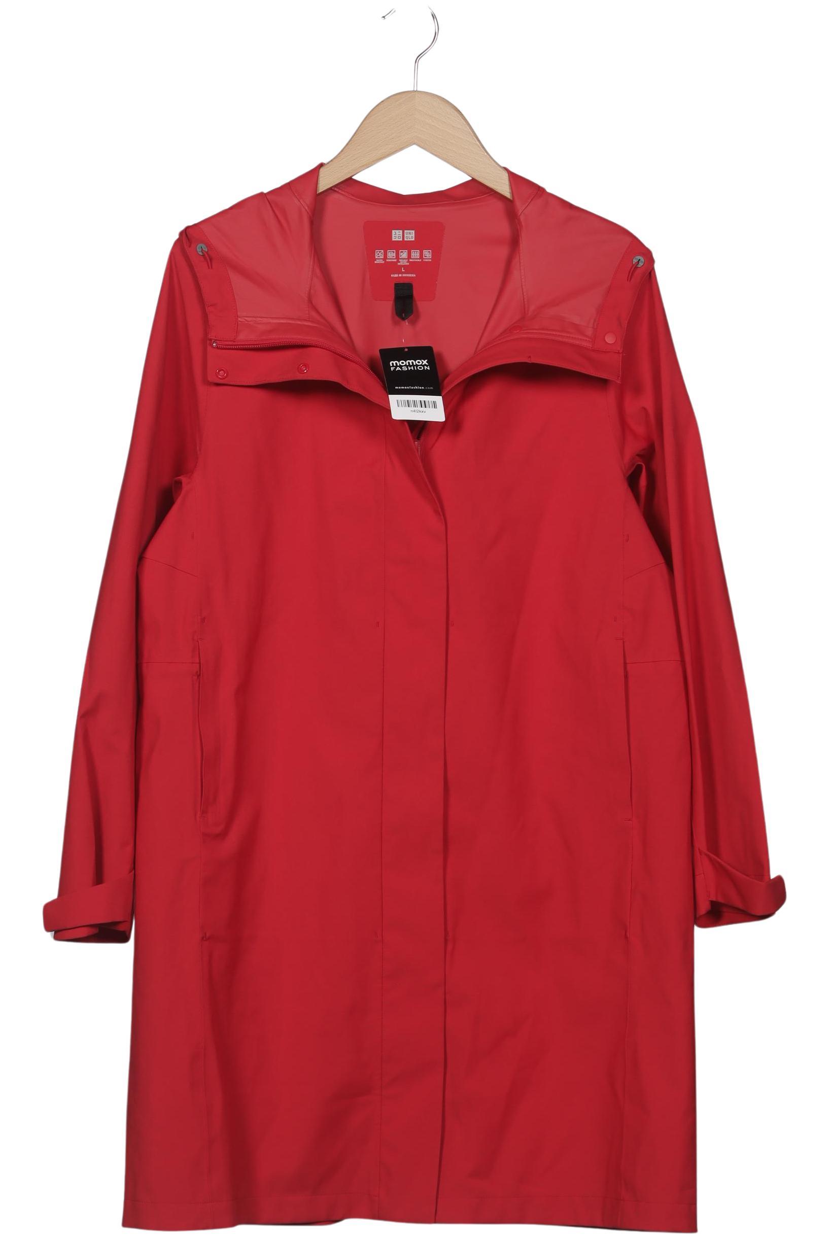 

uniqlo Damen Mantel, rot, Gr. 42