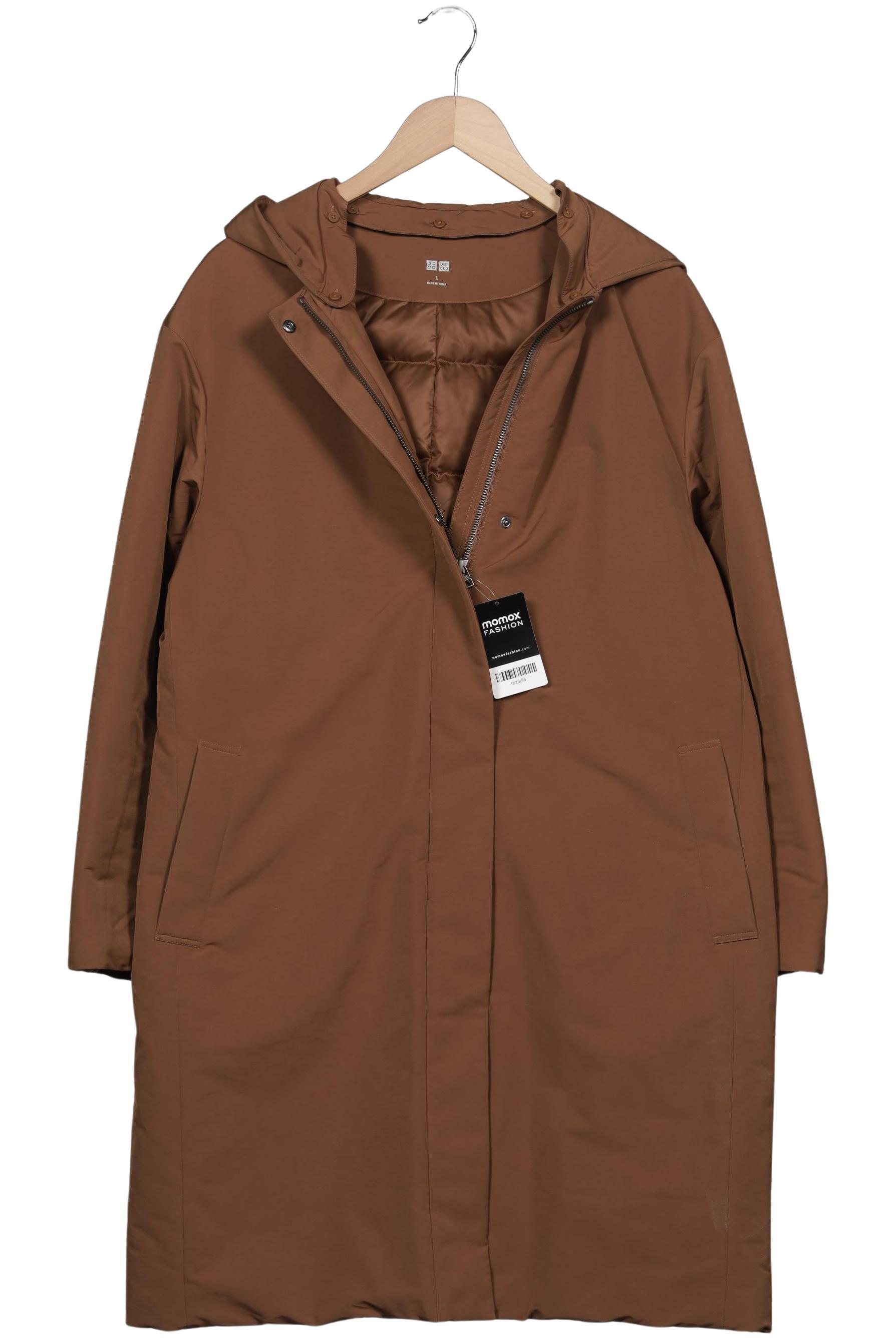 

uniqlo Damen Mantel, braun, Gr. 42