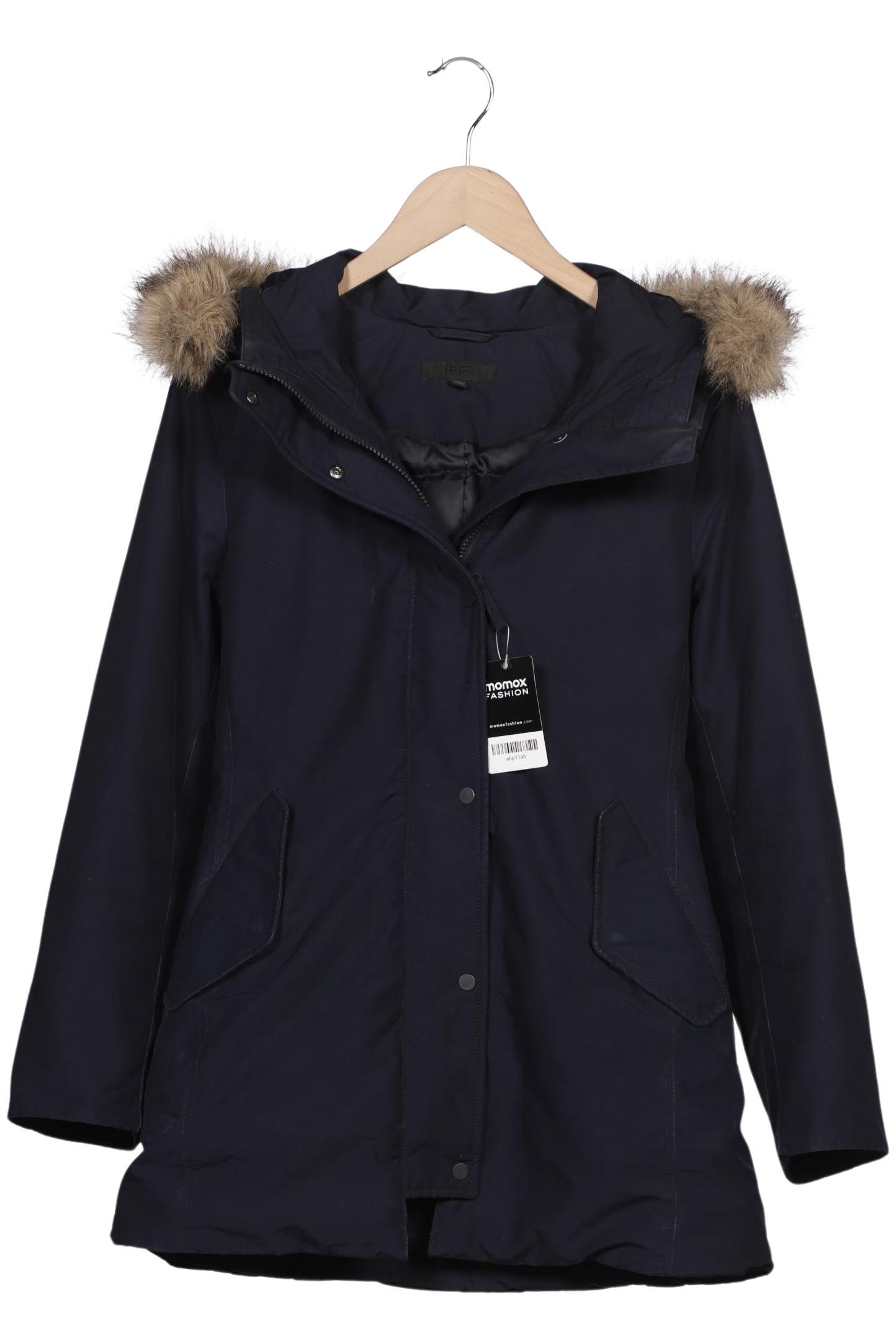 

uniqlo Damen Mantel, marineblau, Gr. 34