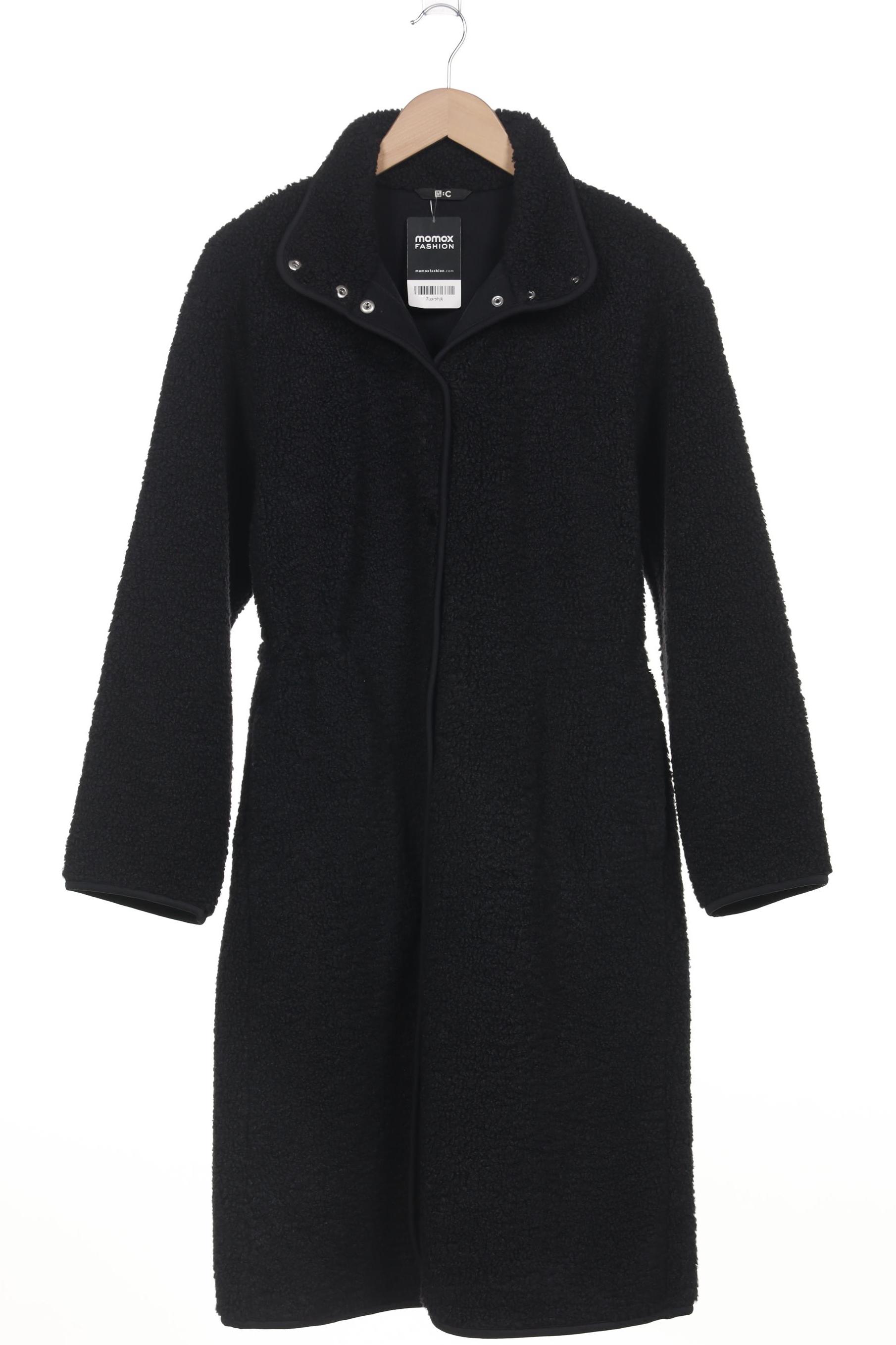 

uniqlo Damen Mantel, schwarz, Gr. 38