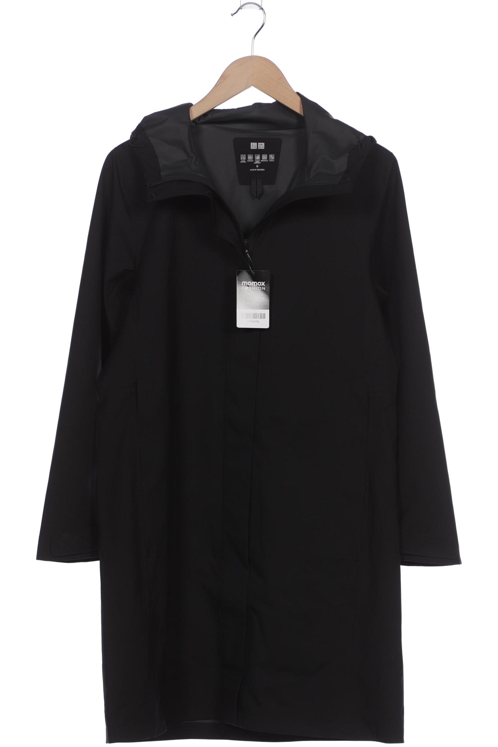 

uniqlo Damen Mantel, schwarz, Gr. 38